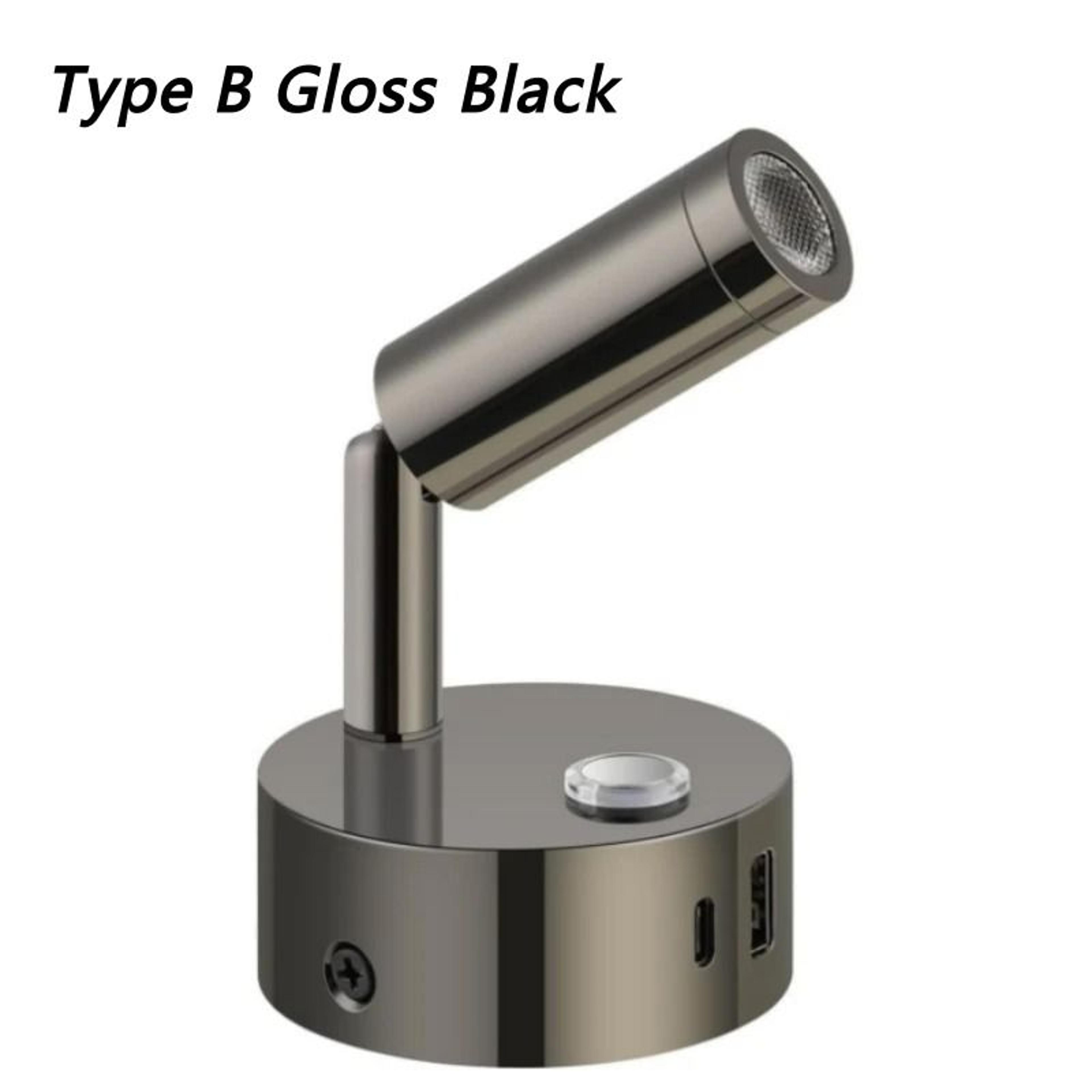 Tokili 12V24V RV  Marine LED Reading Light Touch Dimmable Spotlight With Dual USBAC Charger 14