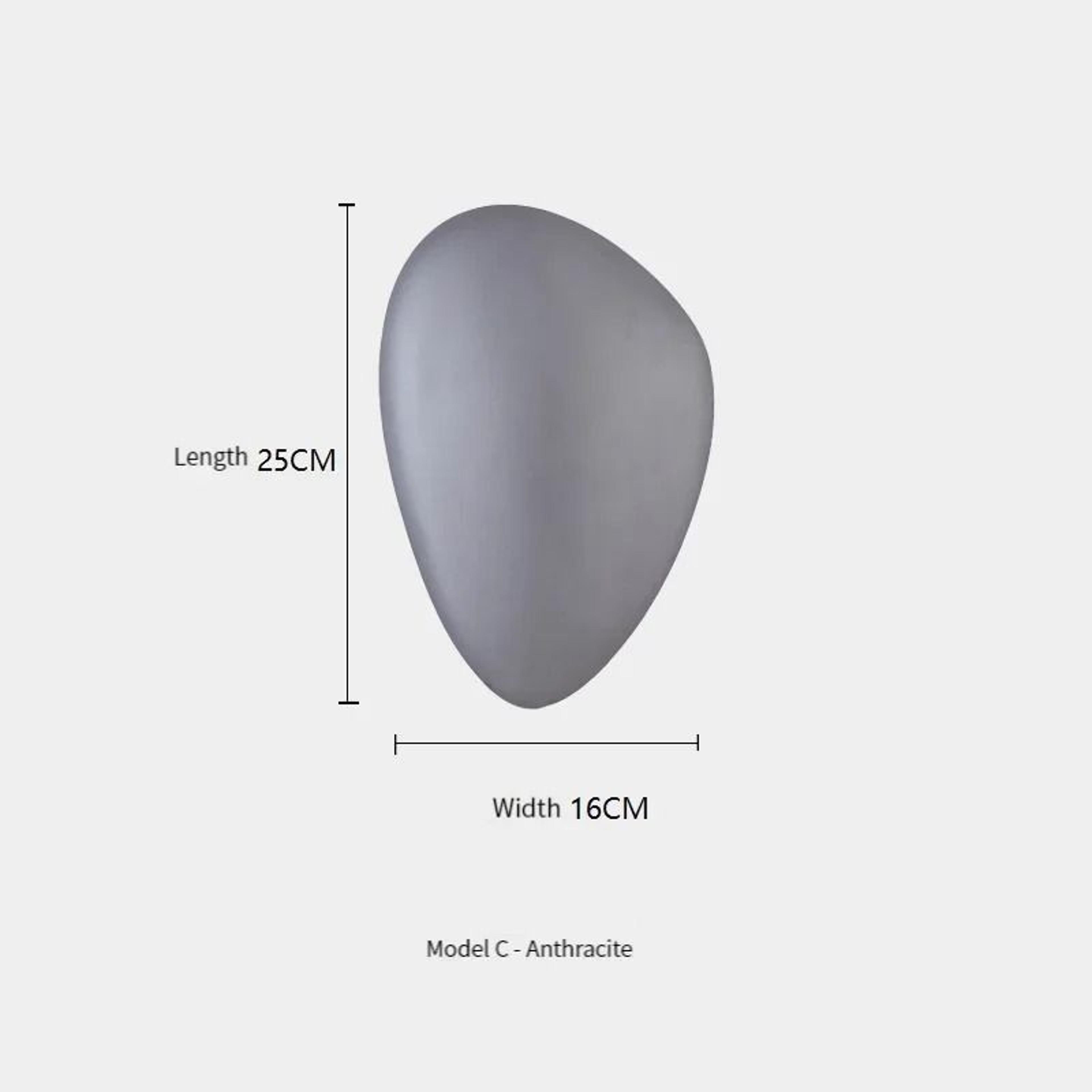 Nordic Creative Pebble Designer Wall Lamp Modern Geometric Accent Sconce 17