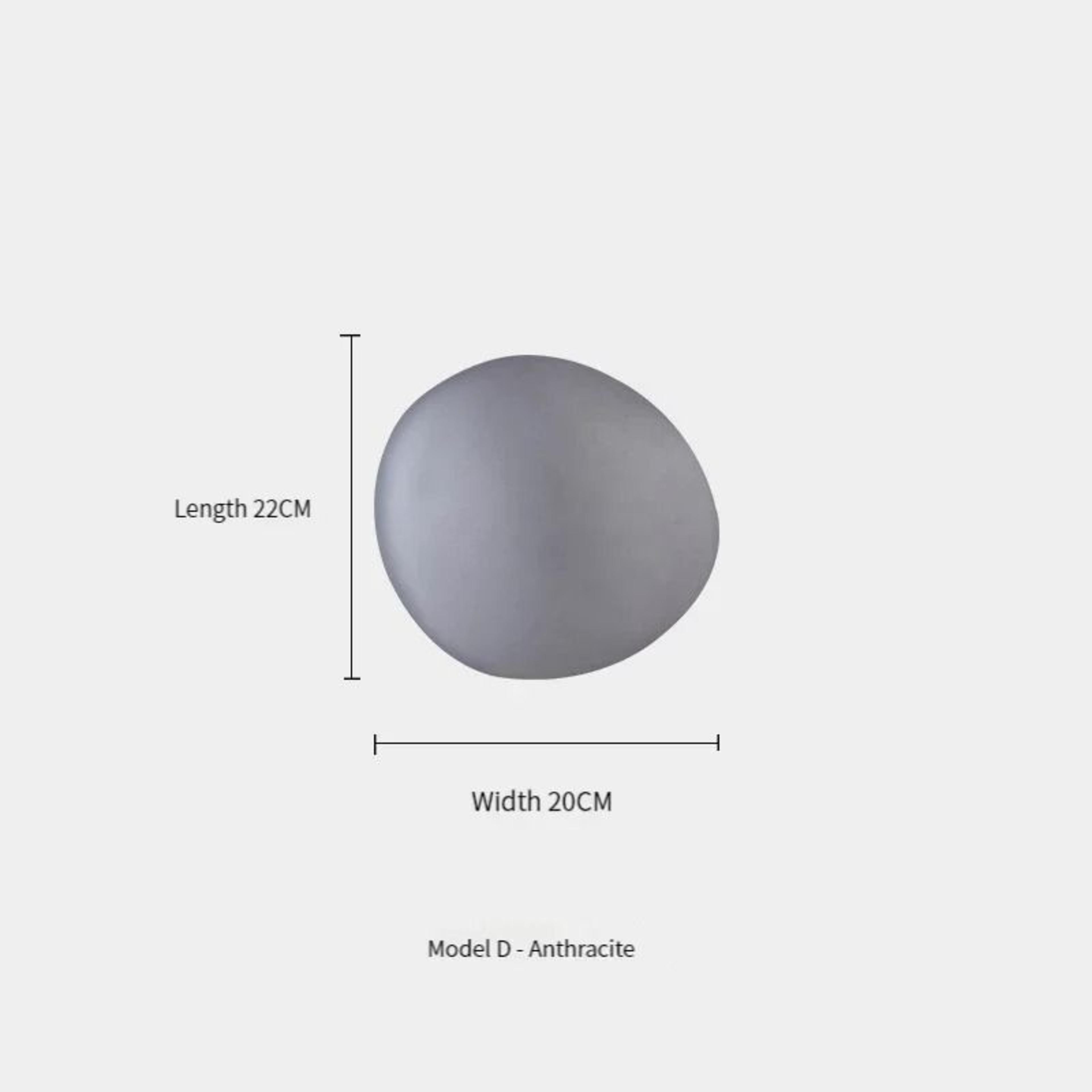 Nordic Creative Pebble Designer Wall Lamp Modern Geometric Accent Sconce 19