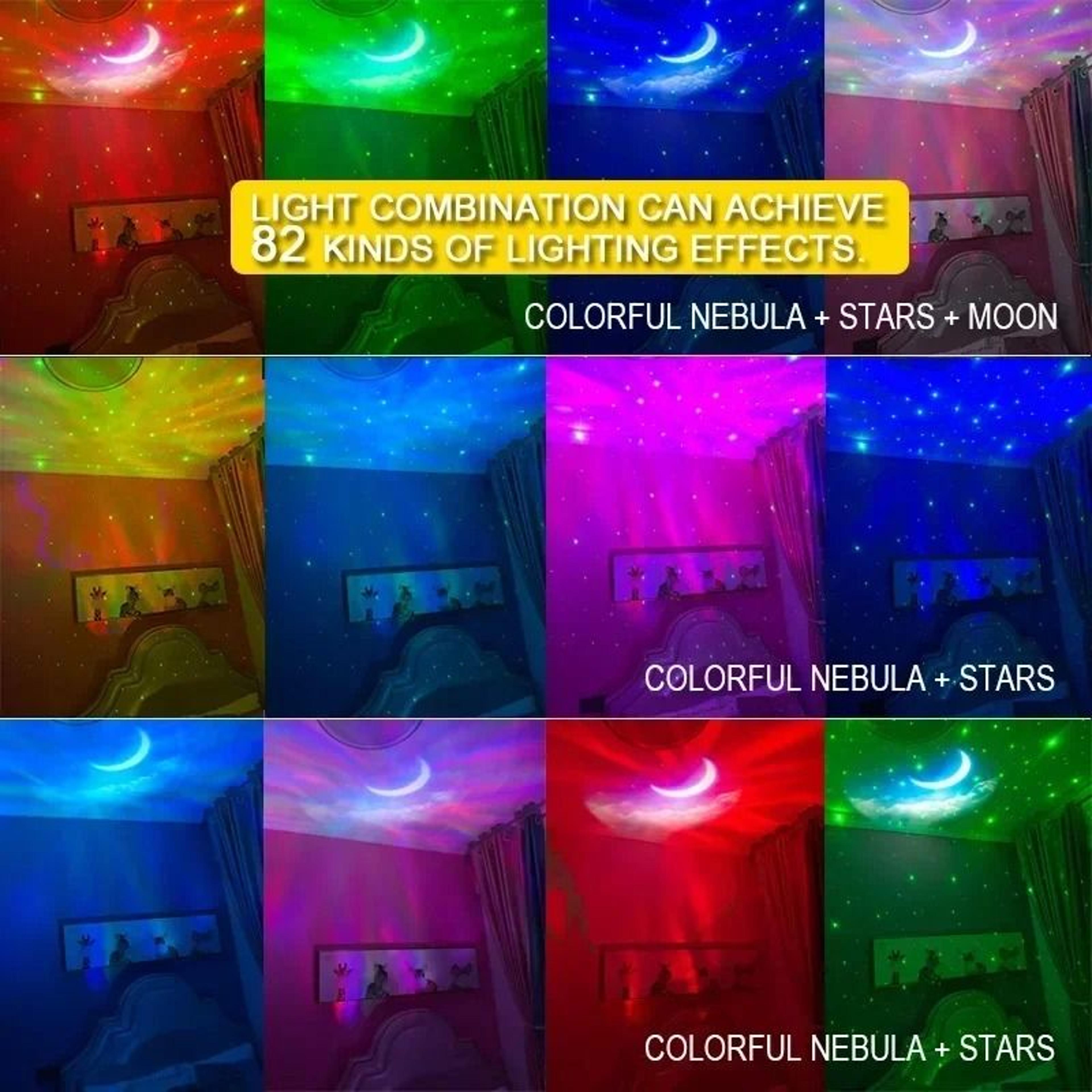 Galaxy Star Projector Night Light Astronaut Nebula Ceiling Lamp With Remote  Timer 2