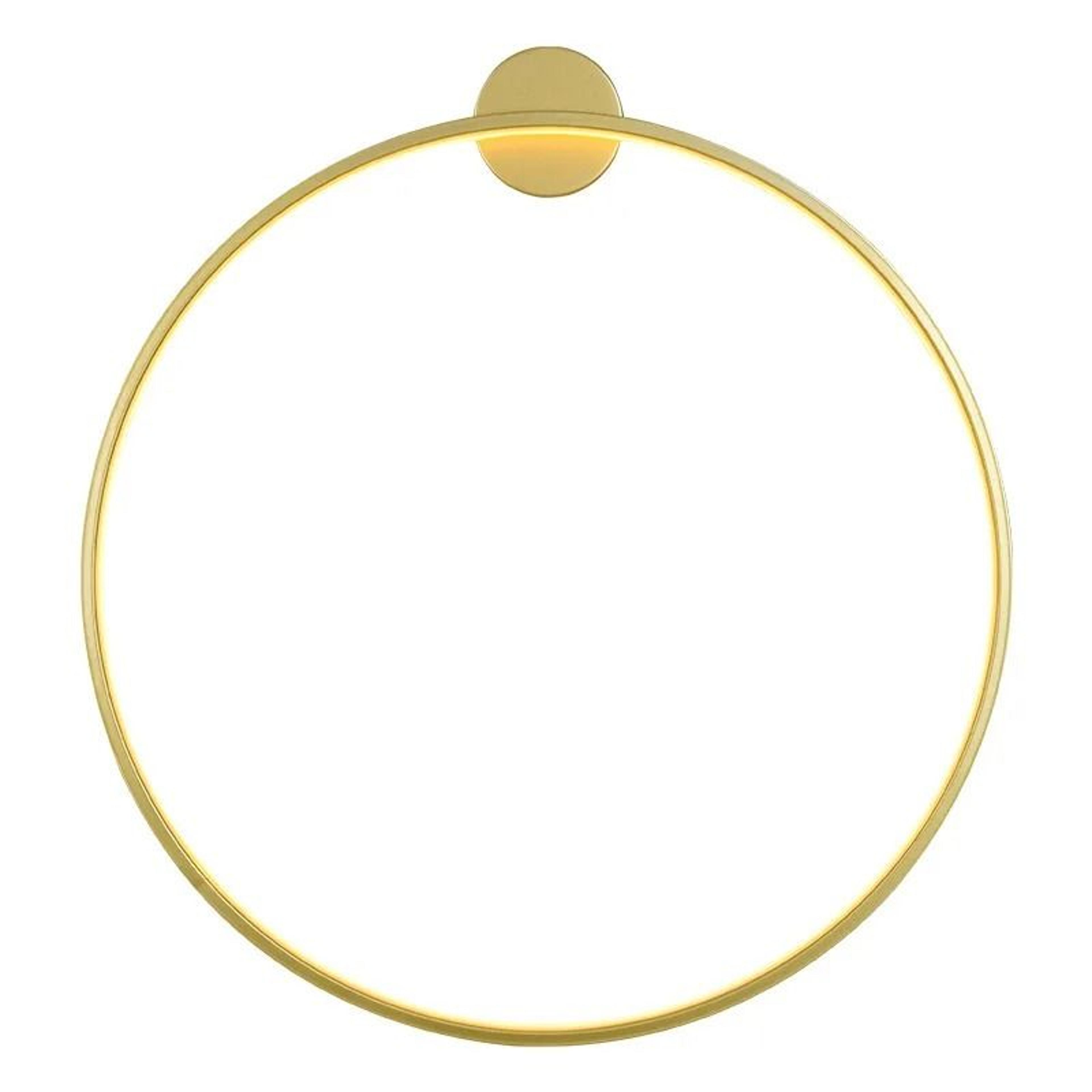 Minimalist LED Circle Background Wall Sconce Lamp Modern Round Decor Sconce 4