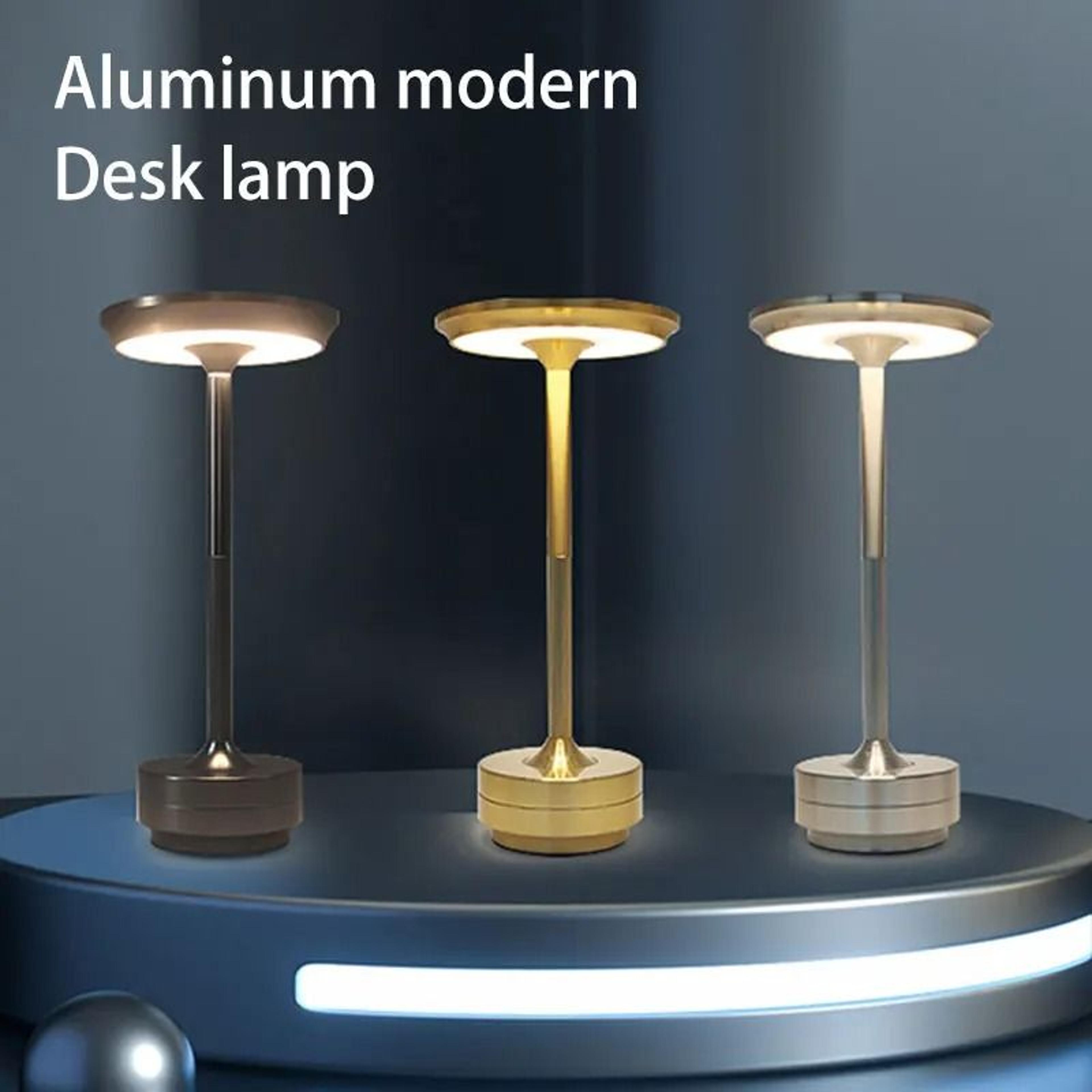 Modern Rechargeable Touch LED Desk  Bar Table Lamp Minimalist Cordless Night Light For Cafe  Bedroo 1