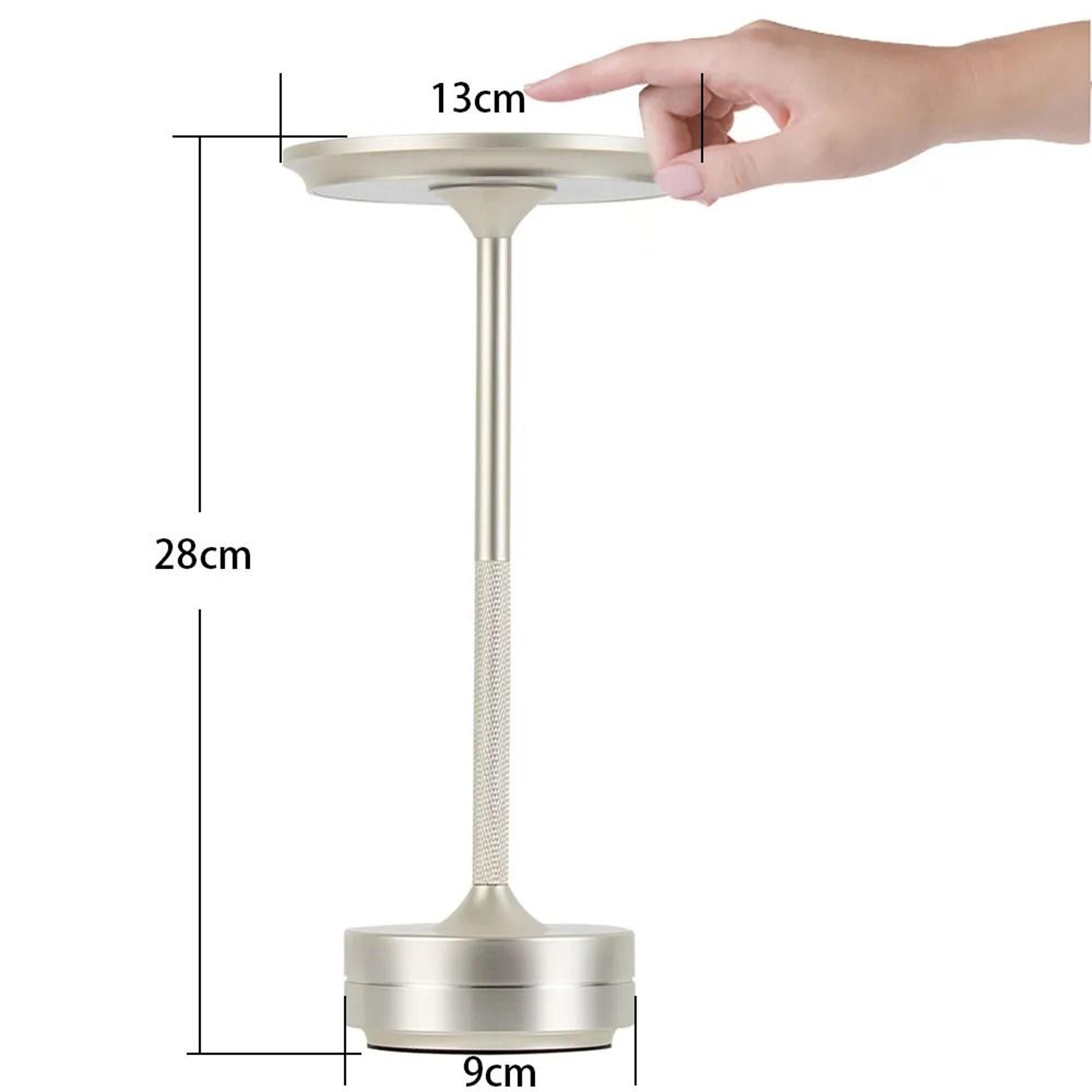 Modern Rechargeable Touch LED Desk  Bar Table Lamp Minimalist Cordless Night Light For Cafe  Bedroo 8