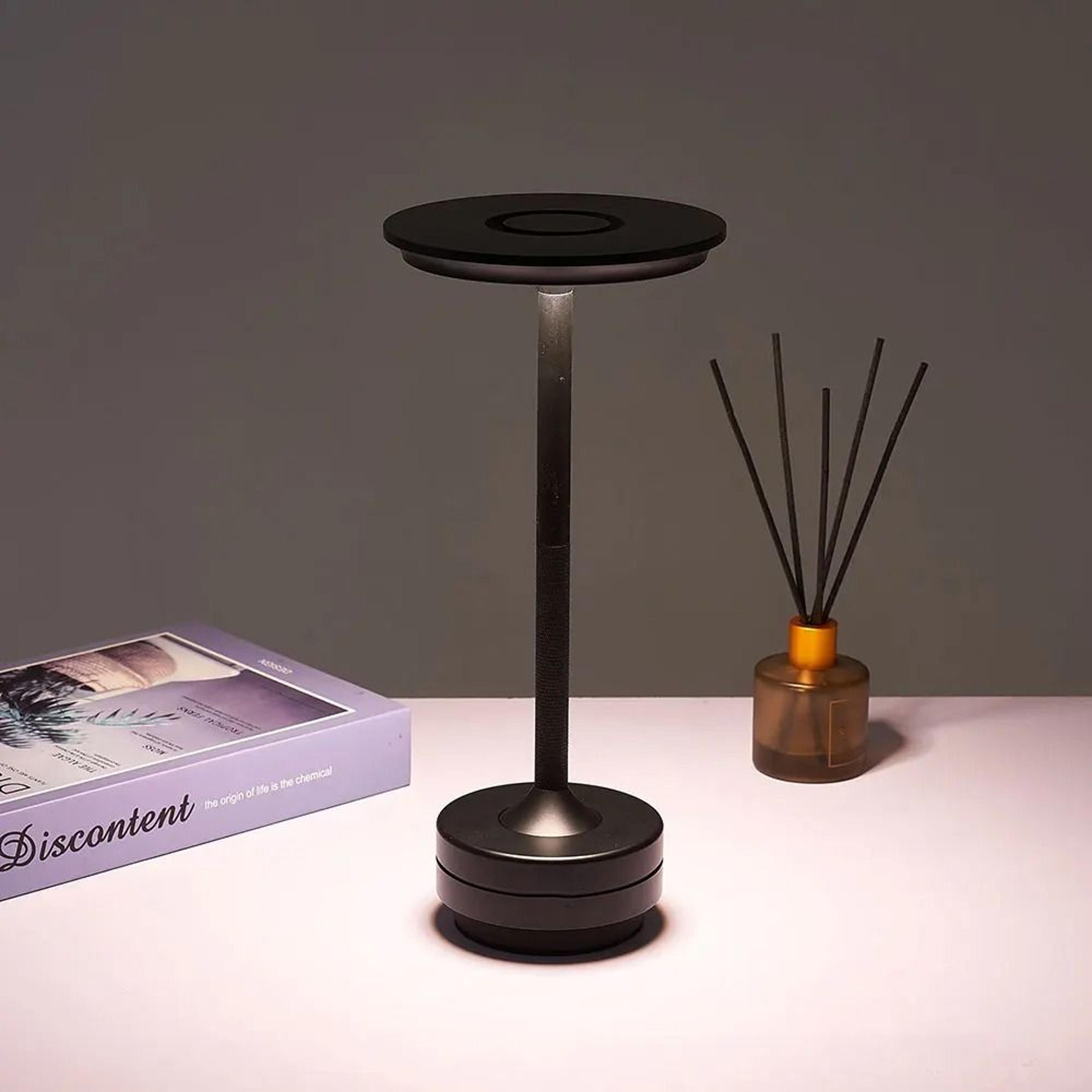 Modern Rechargeable Touch LED Desk  Bar Table Lamp Minimalist Cordless Night Light For Cafe  Bedroo 4
