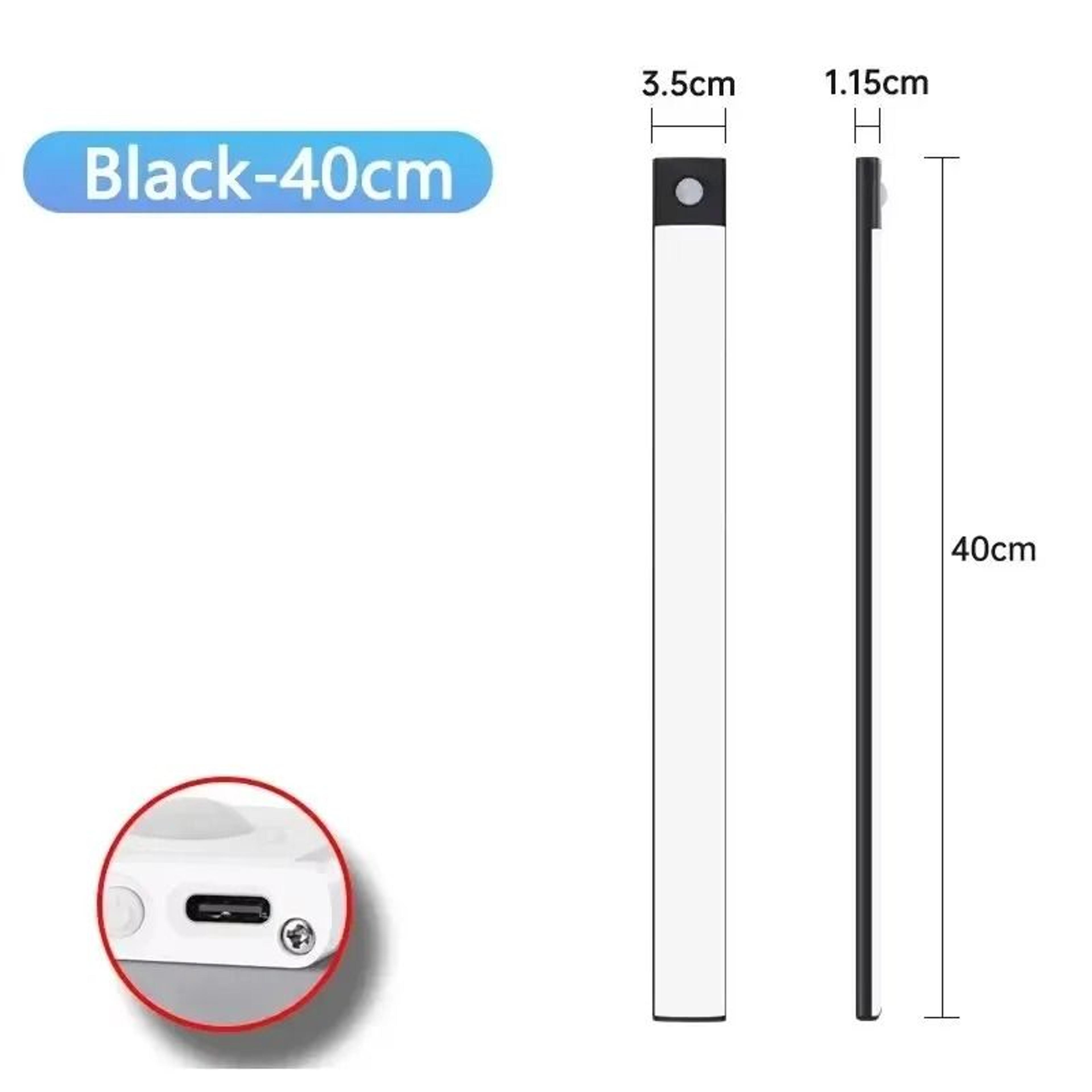 3in1 UltraSlim Motion Sensor LED Cabinet Bar Light 1020304050cm Rechargeable Wardrobe  Cupboard Lam 10
