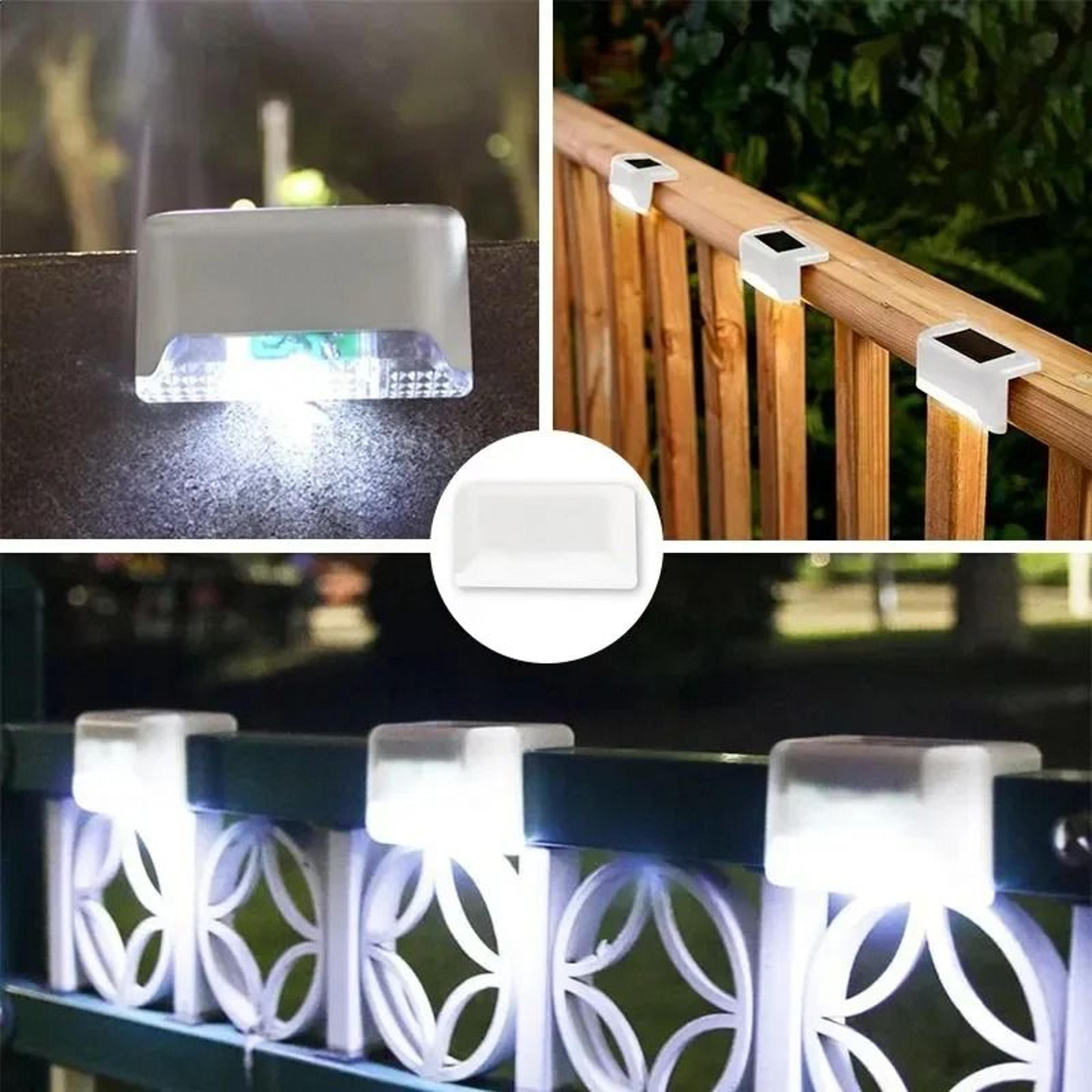 Outdoor Solar LED Step  Stair Lights For Patio Fence  Balcony 10