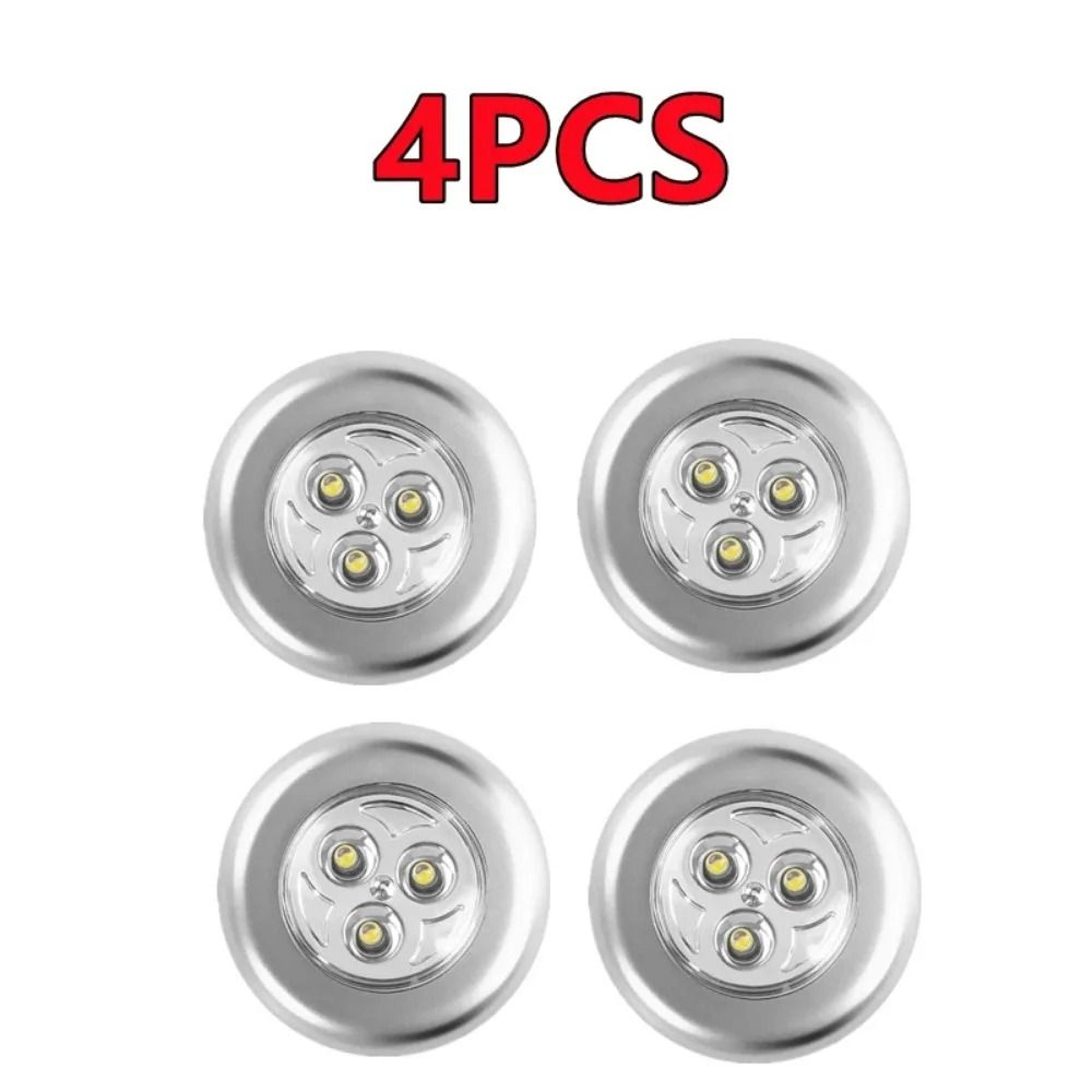 Touch Control Battery Powered LED Puck Night Light For Cabinets  Bedroom 6