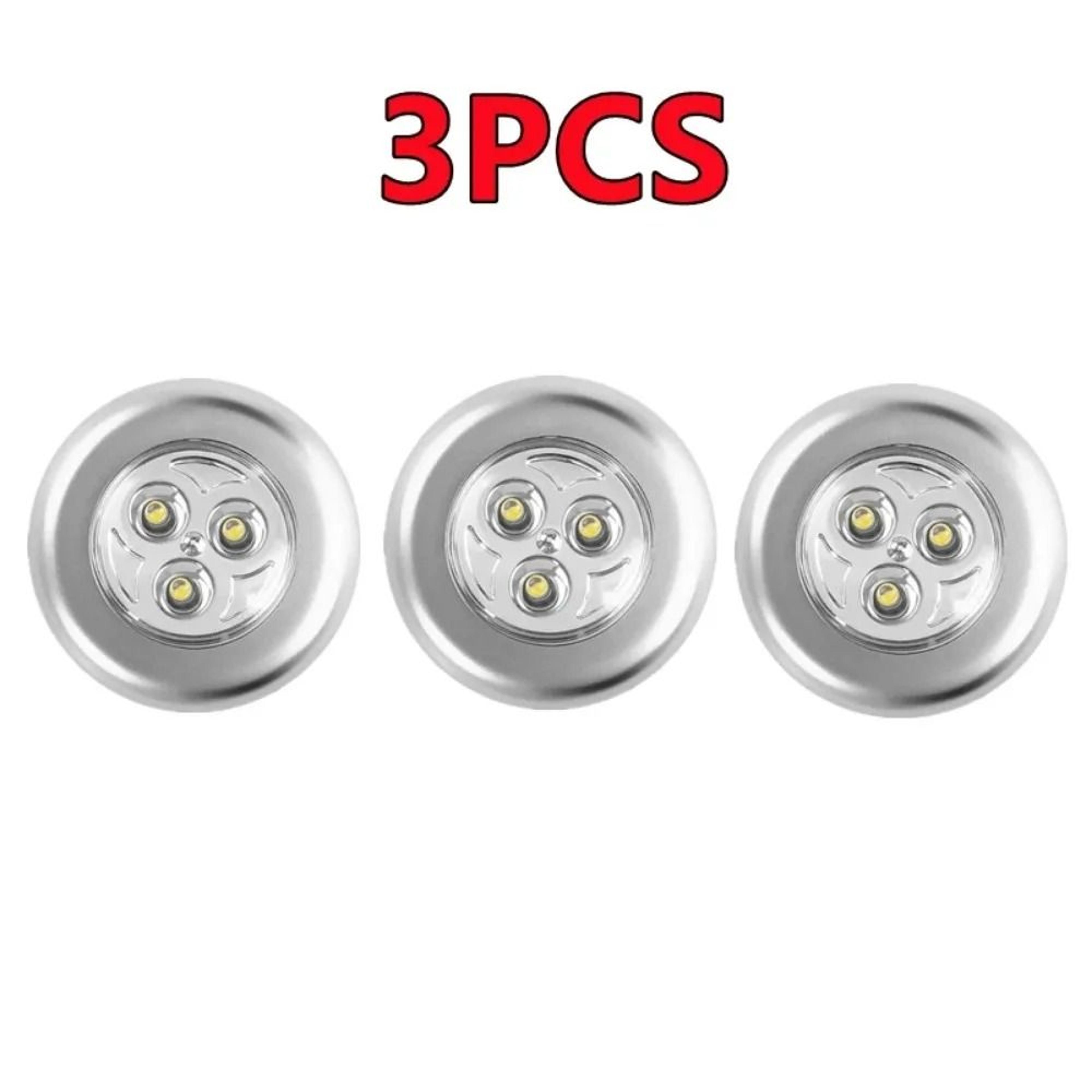 Touch Control Battery Powered LED Puck Night Light For Cabinets  Bedroom 9