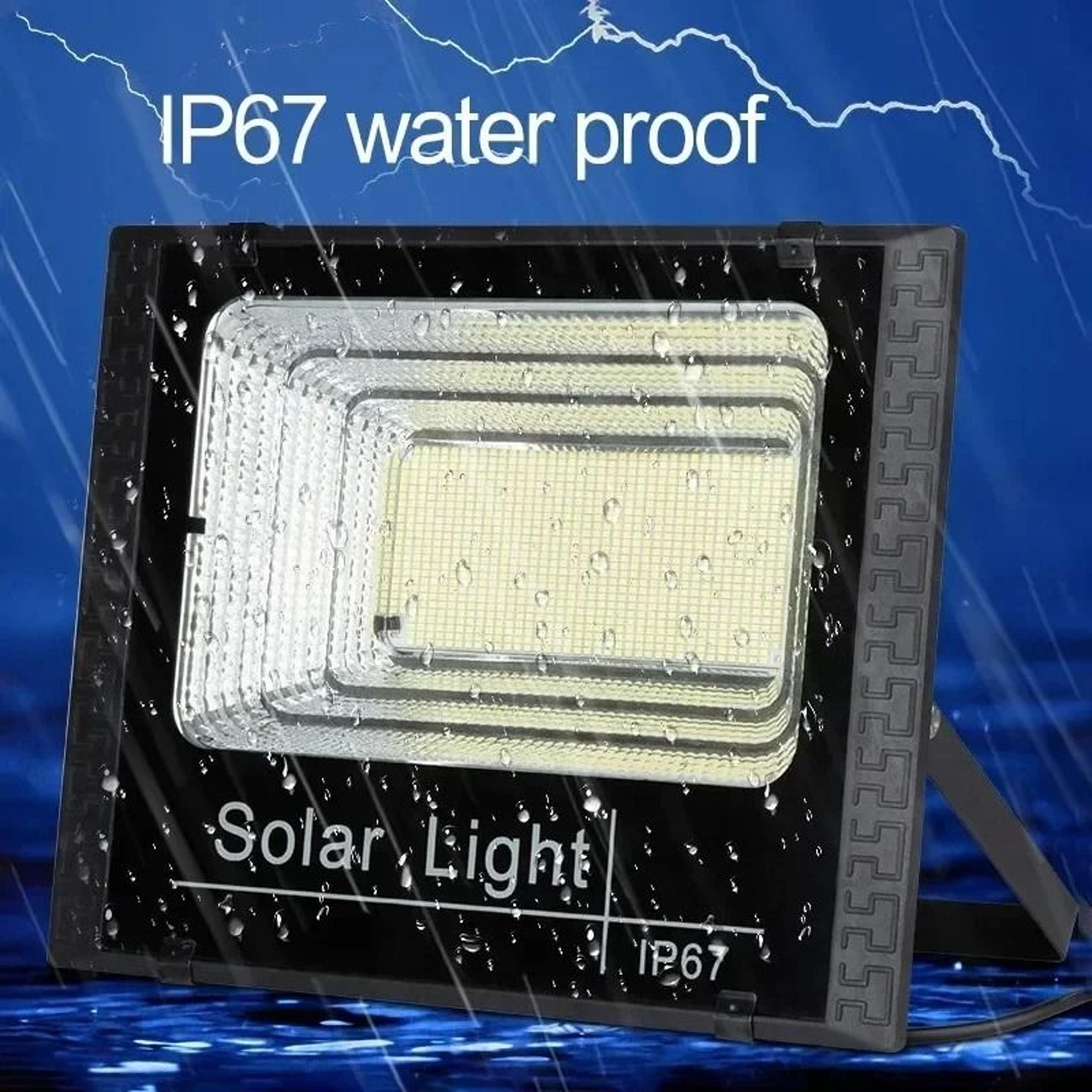 JVEE 30W Solar Outdoor Waterproof IP67 Floodlight With Remote Control 5