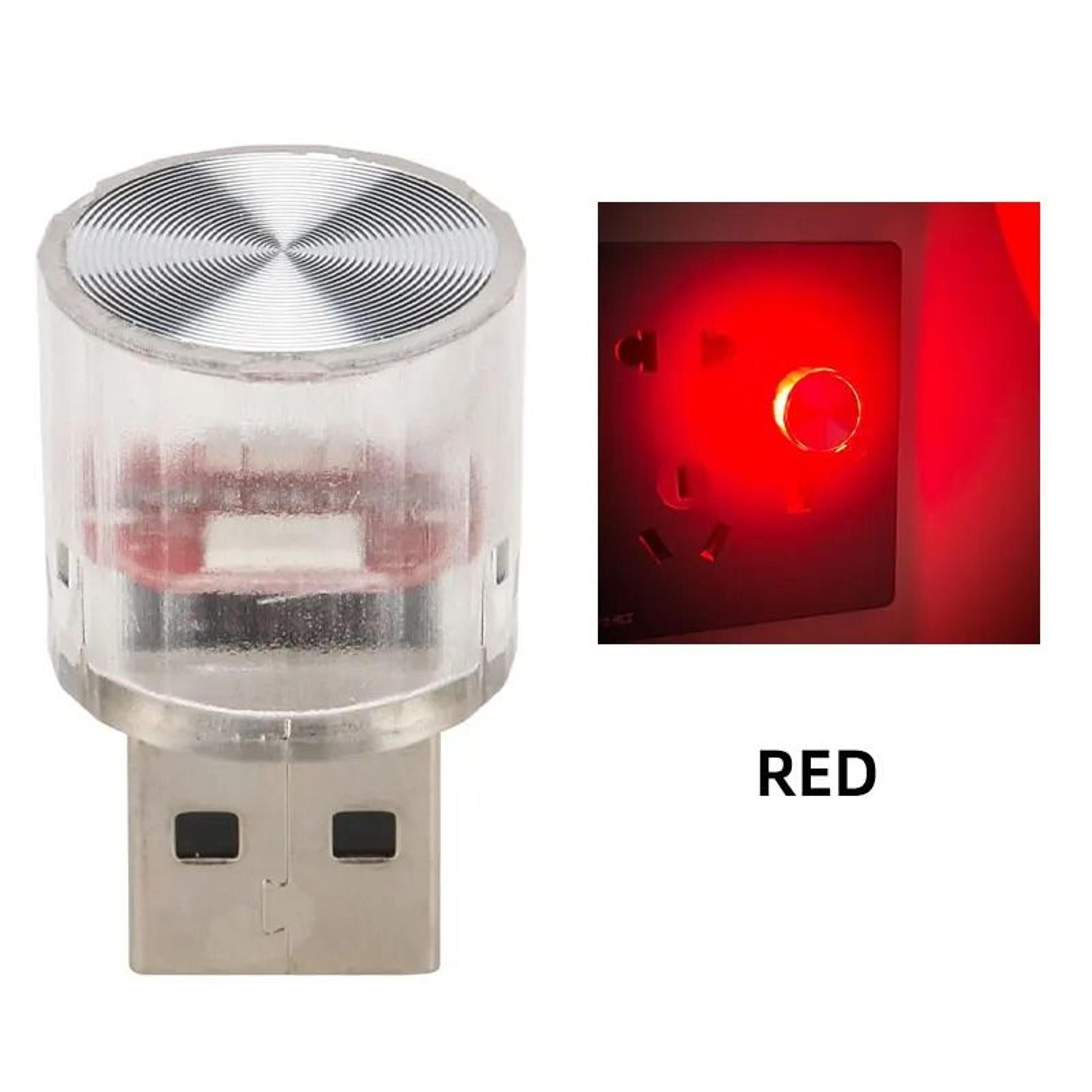 Mini USB LED Interior RGB Ambient Light For Car Bedroom  Office 6