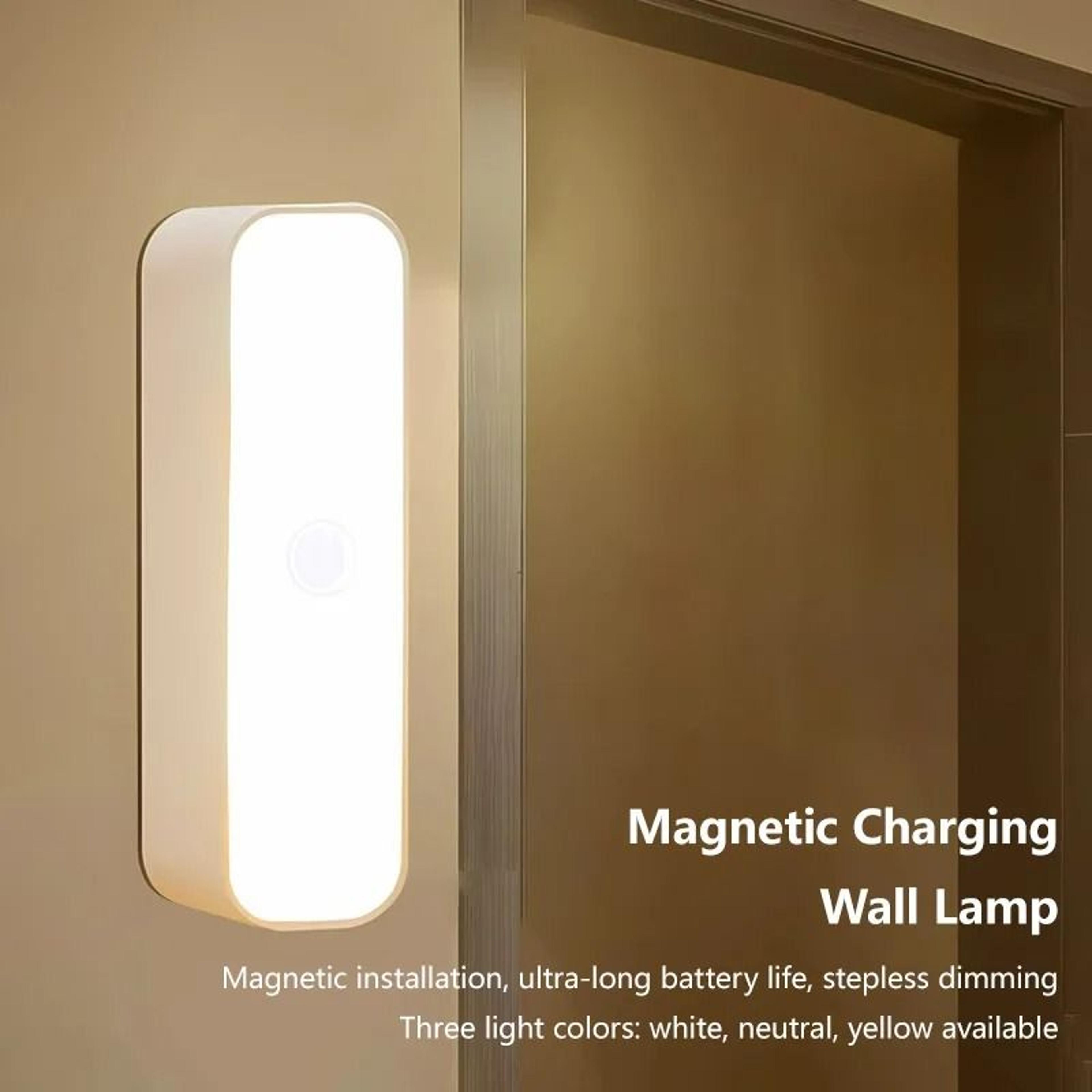 Magnetic Charging Creative 3Color Wireless EyeProtection LED Night Light 2