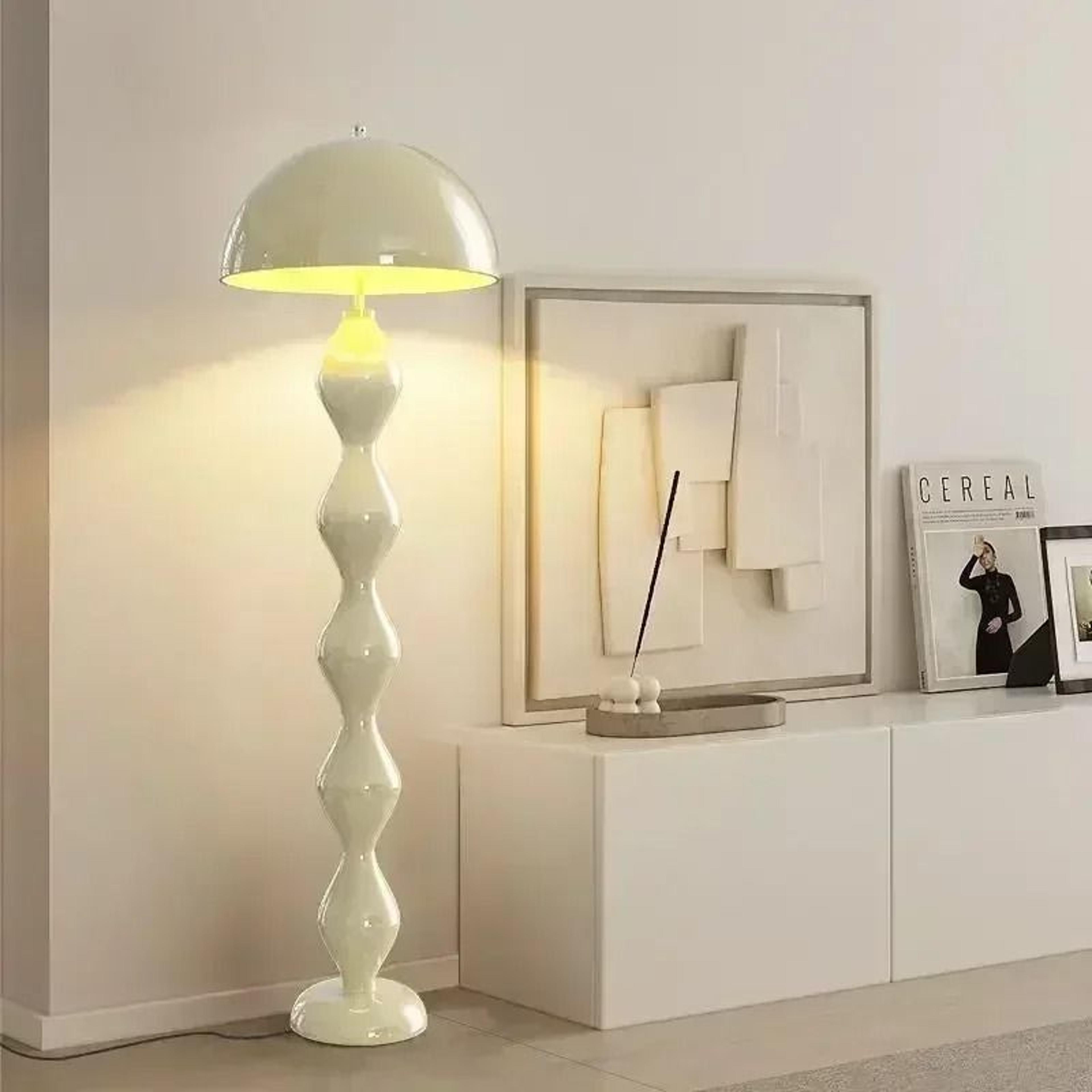 nordic mushroom led floor lamp for modern living room & bedroom