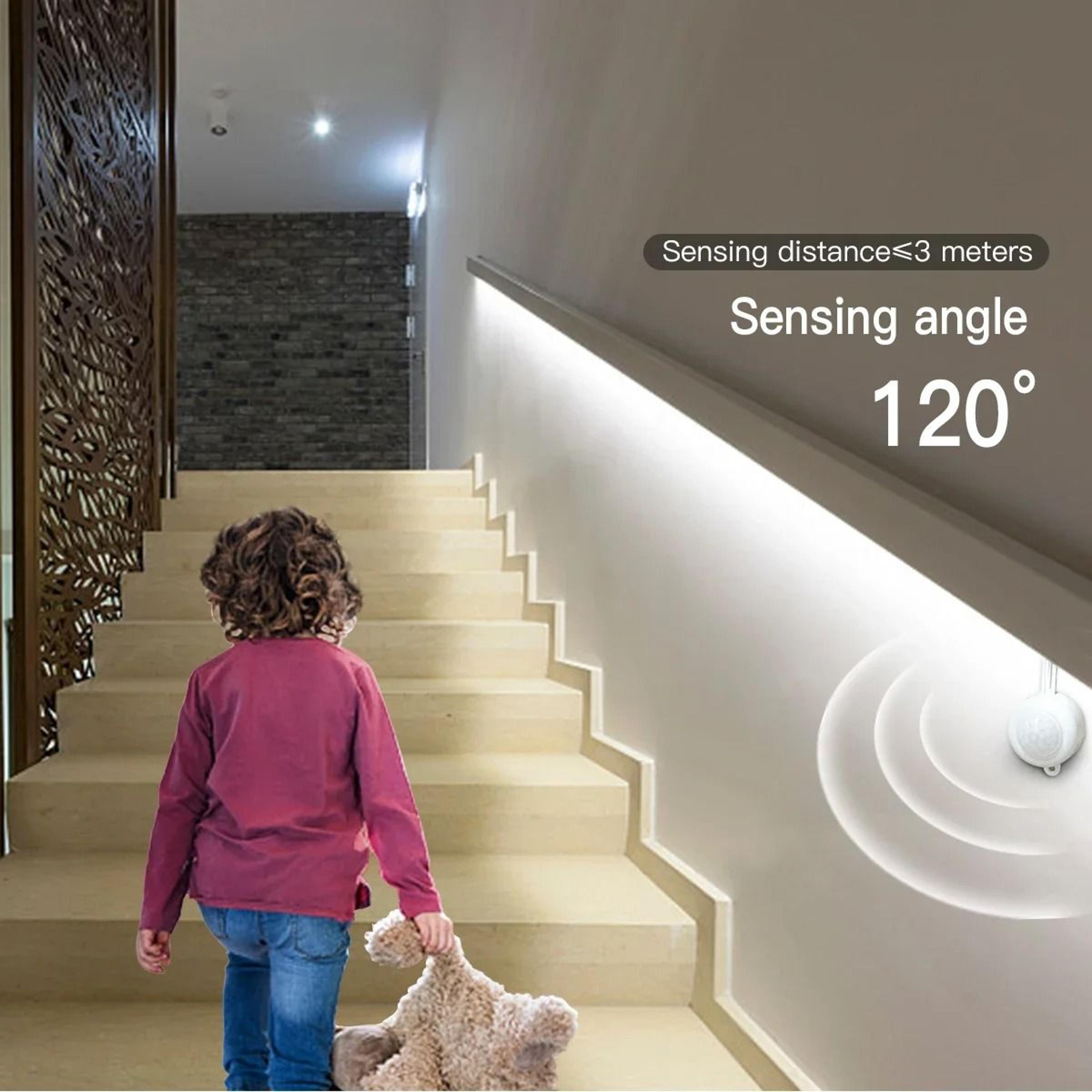 Smart PIR Motion Sensor 5V COB LED Neon Strip Light Pure Silicone 320 LEDsm 2