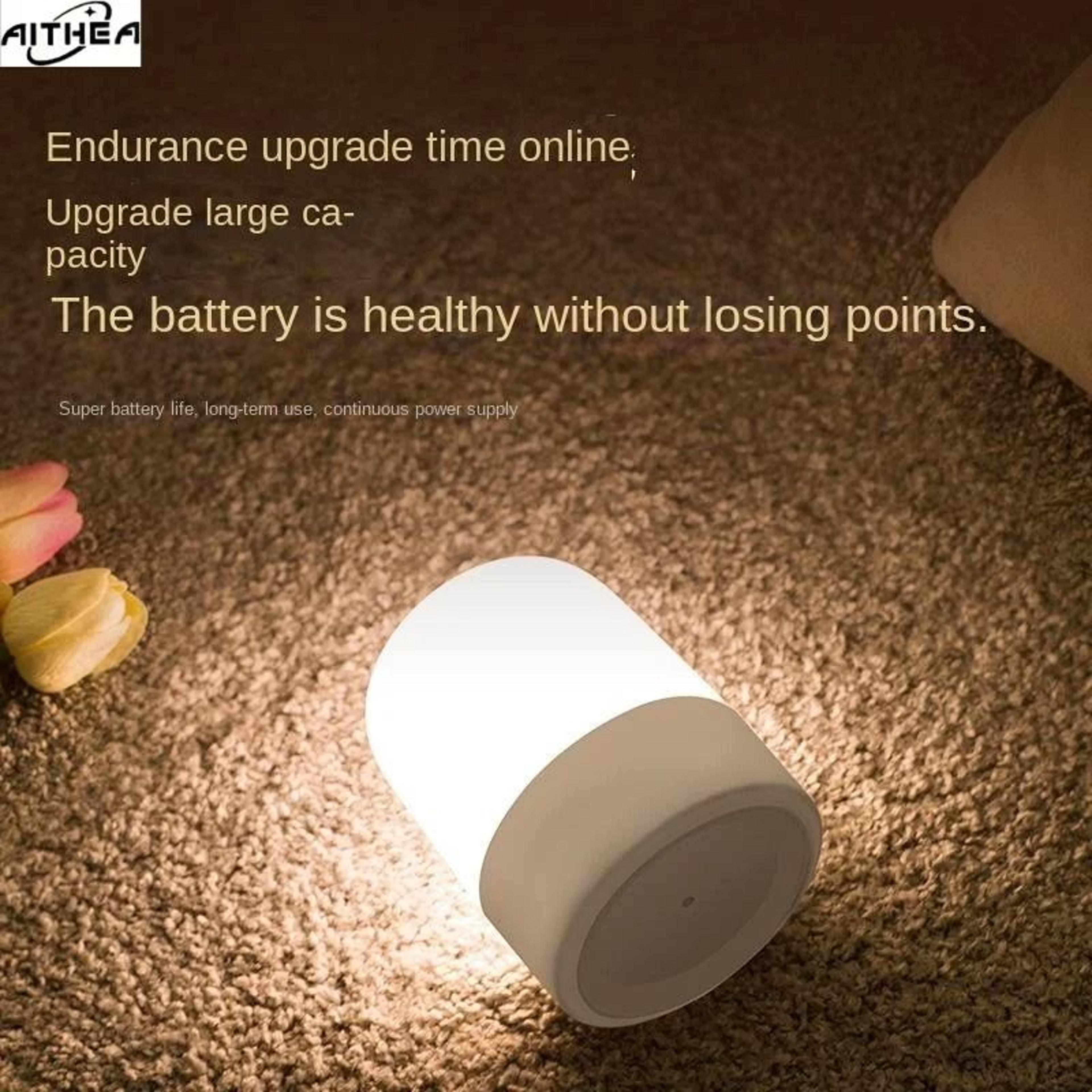 AITHEA 3Color Dimmable TouchControl LED Bedside  Nursery Night Light 4