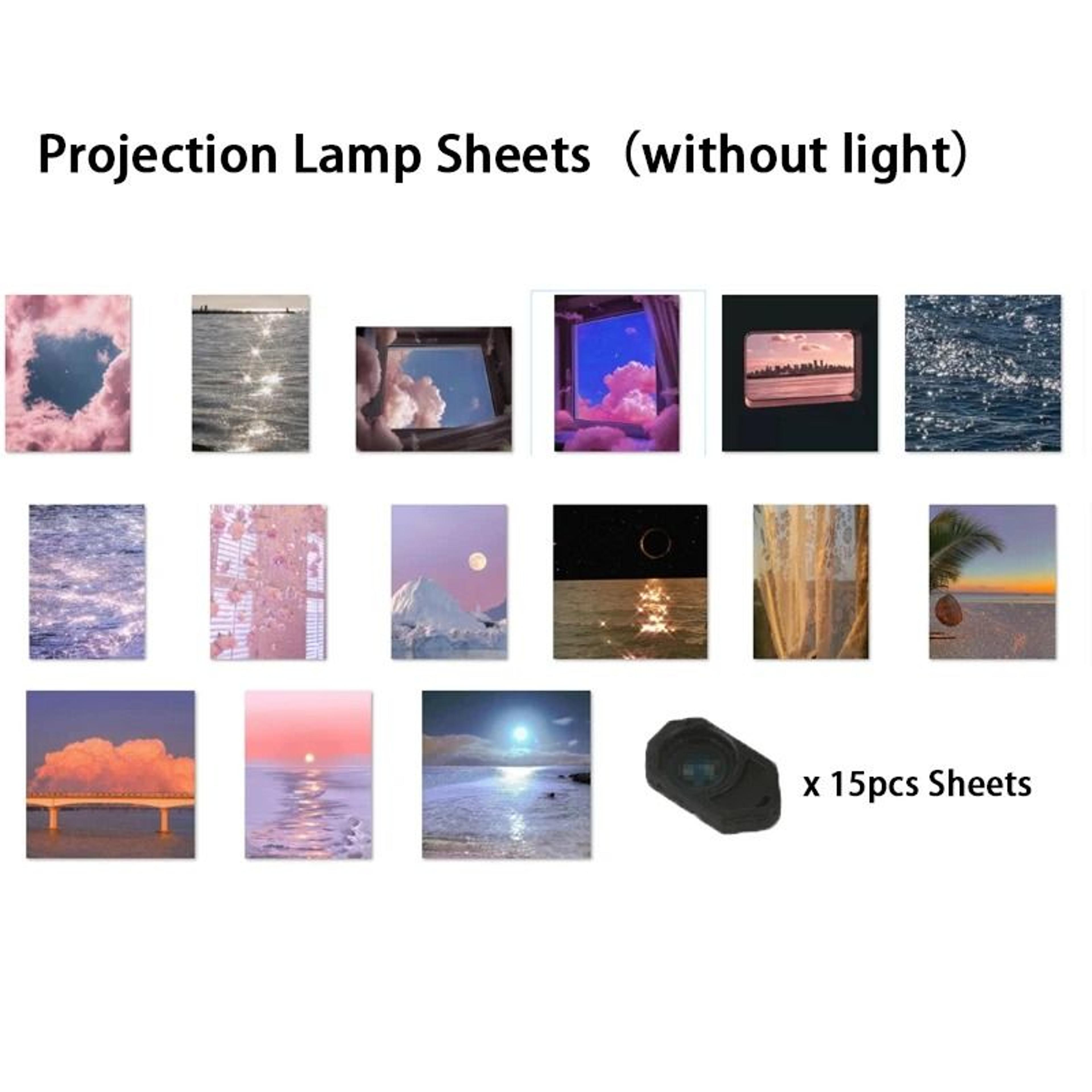 Planet  Galaxy Projection Atmosphere Night Light With Interchangeable Film Sheets 12