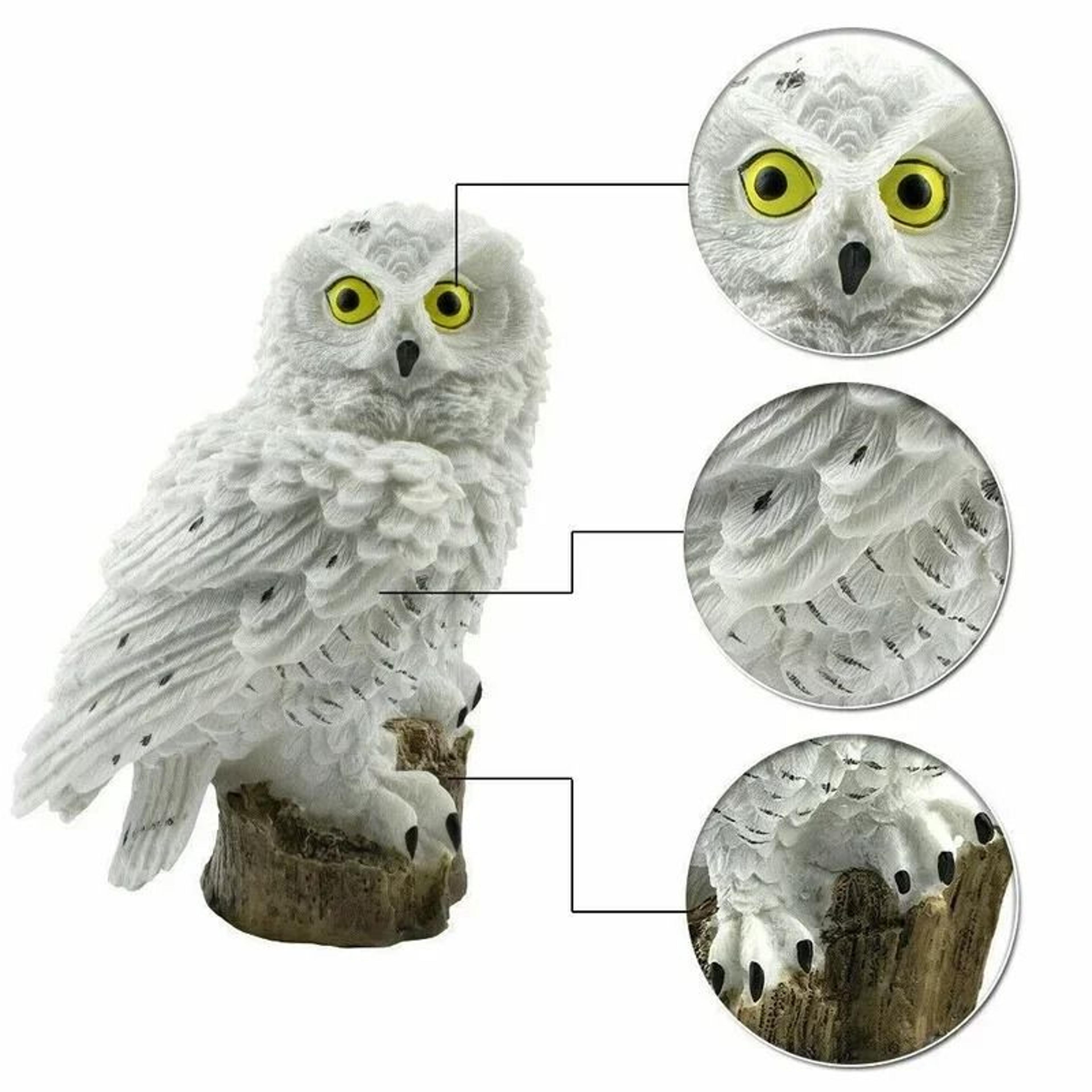 Waterproof Outdoor Solar Owl Garden Lamp LED Stake Decoration Light 3