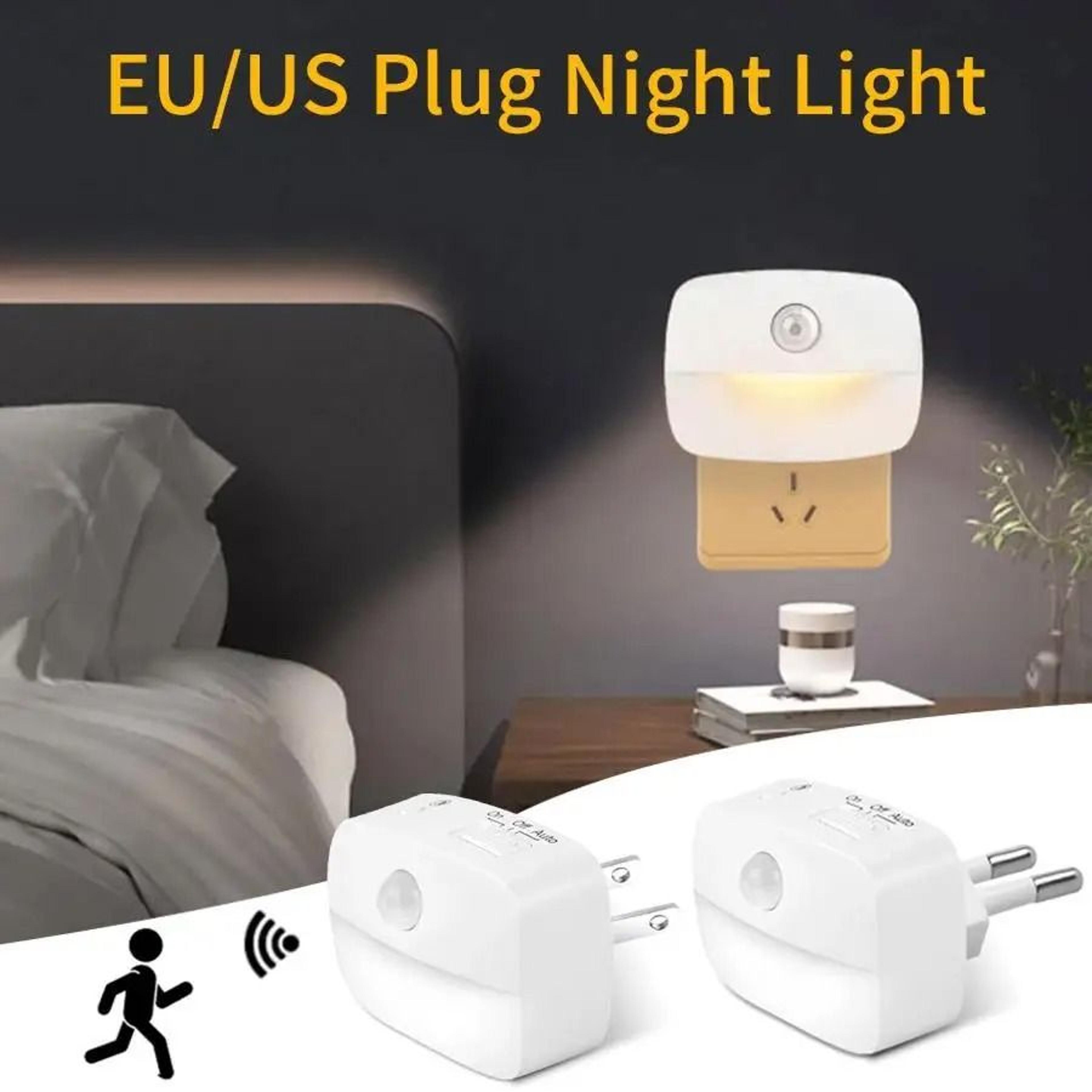 direct plug-in led motion sensor wall light (us & eu plug-in night lamp)