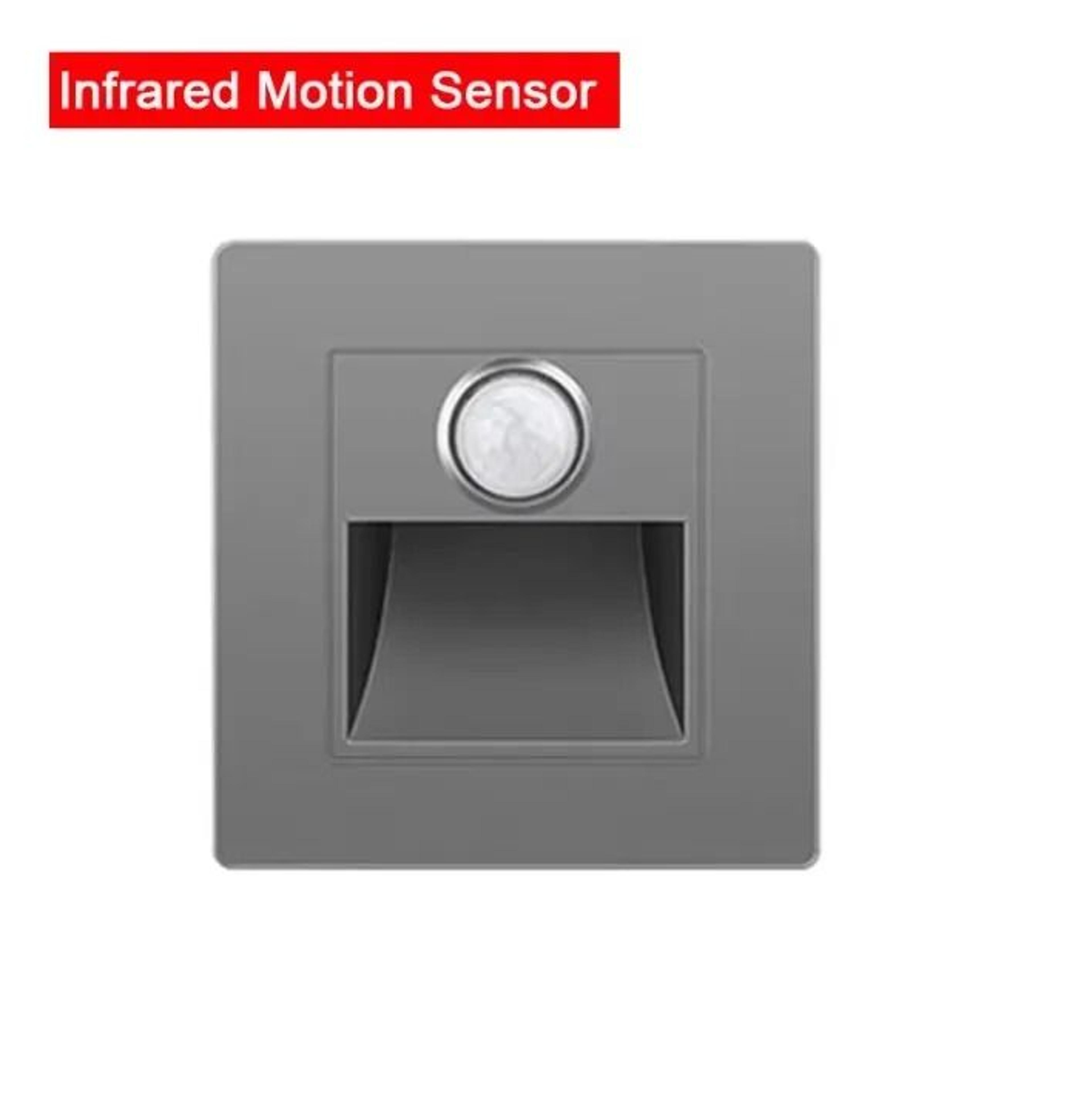 Recessed LED Staircase  Wall Night Light With PIR Motion  DayNight Sensor AC 110V220V 6