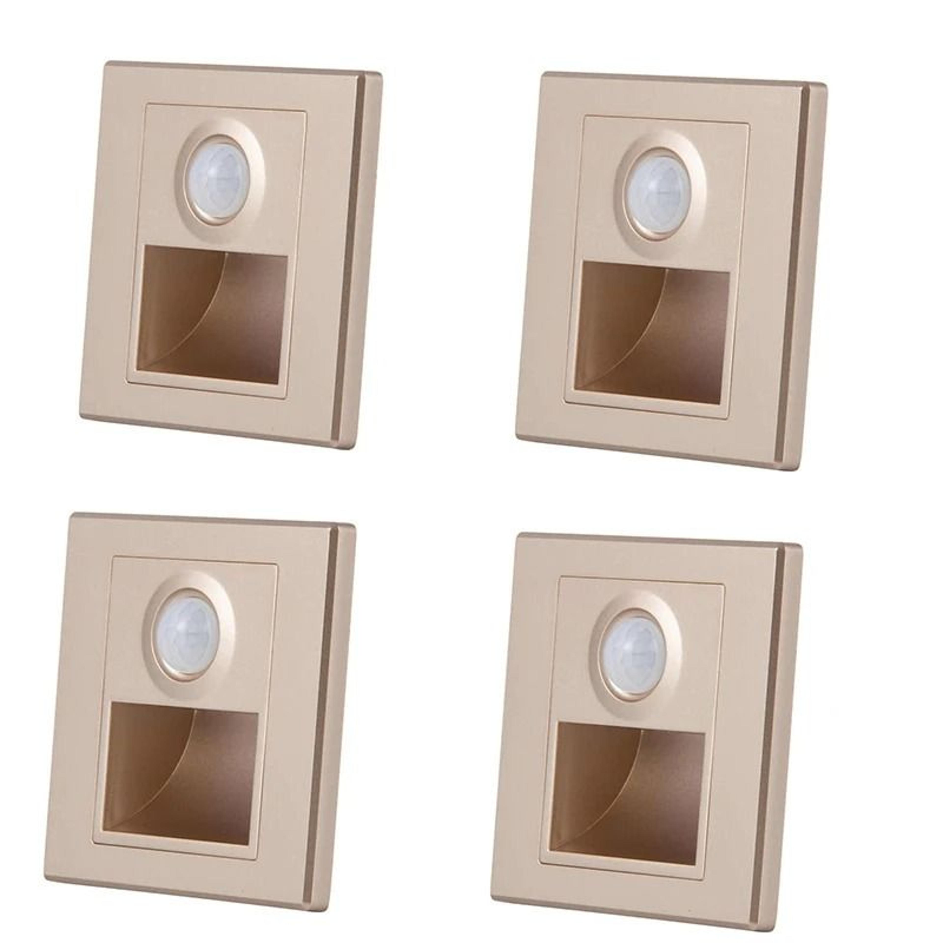 Recessed LED Staircase  Wall Night Light With PIR Motion  DayNight Sensor AC 110V220V 21