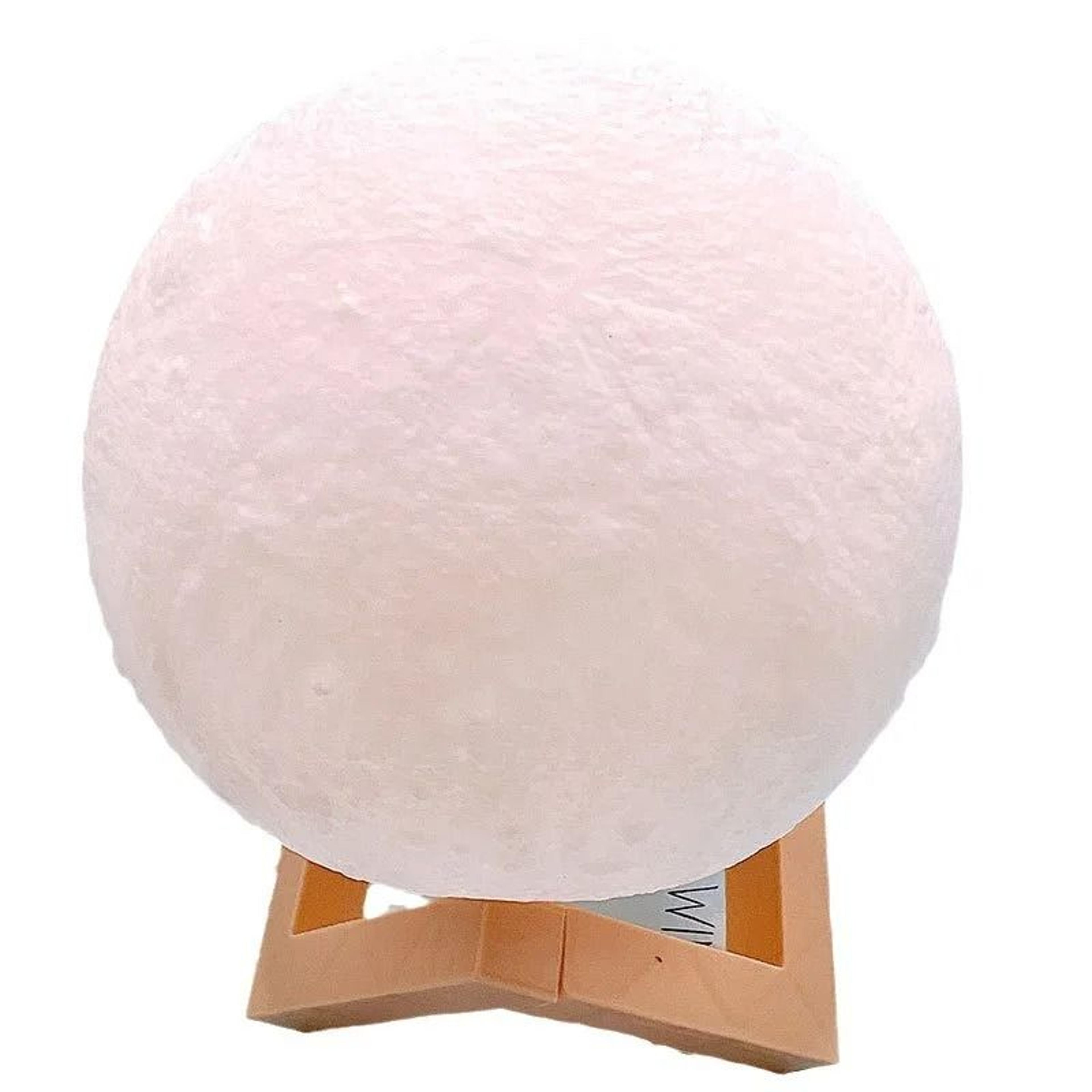 3D Printed Moon Globe LED Night Light  Bedside Desk Lamp Warm Ambient Home Decor 3