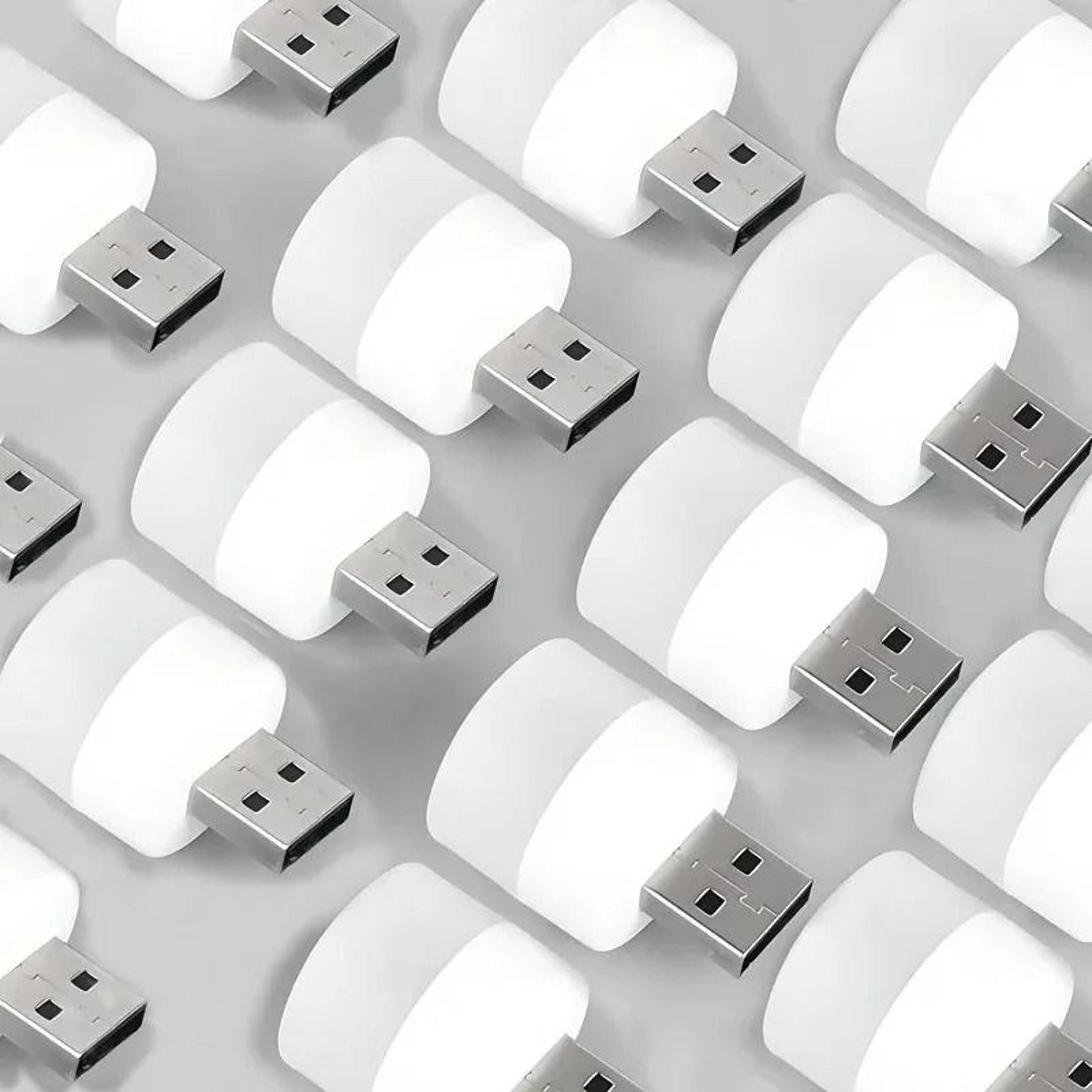 Mini USB Plugin LED Night Light EyeProtection Compact Book  Power Bank Lamp 1