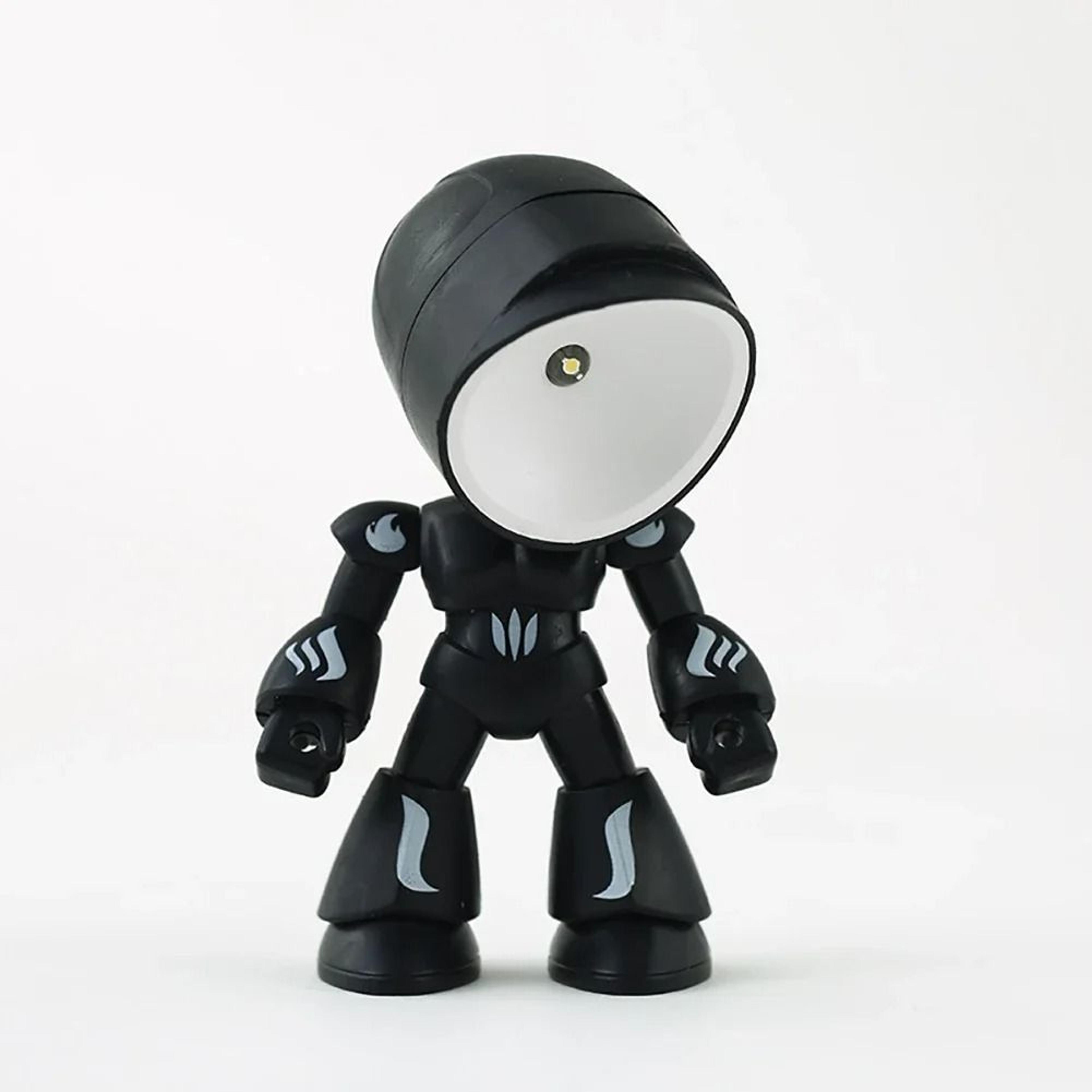 Mini Cartoon Hero Police LED Desk Lamp  Night Light Cute Bedroom Desktop Ornament 25