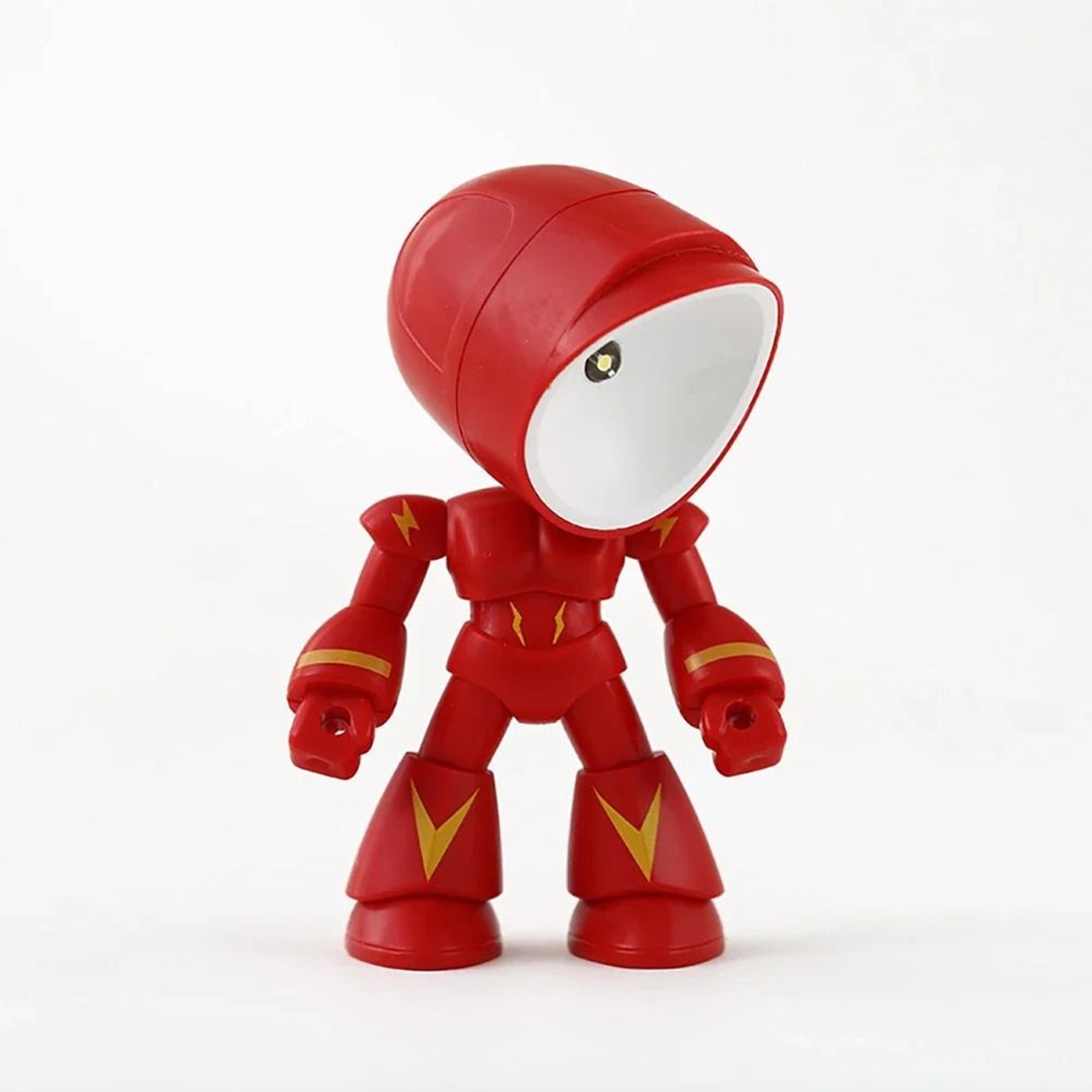 Mini Cartoon Hero Police LED Desk Lamp  Night Light Cute Bedroom Desktop Ornament 24