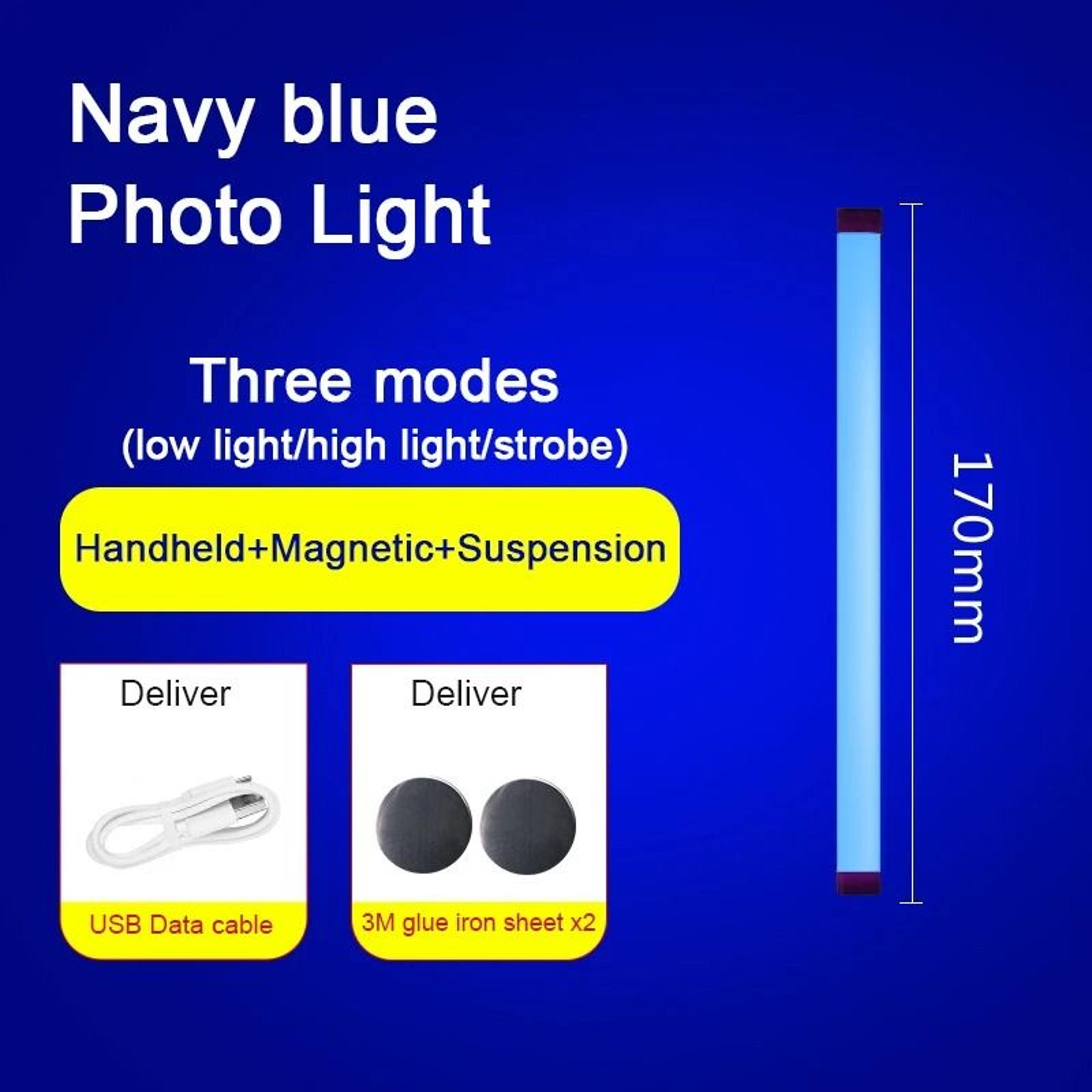 Handheld Colorful RGB LED Atmosphere Night Lamp Rechargeable Photo Fill Light  Room Decor 11