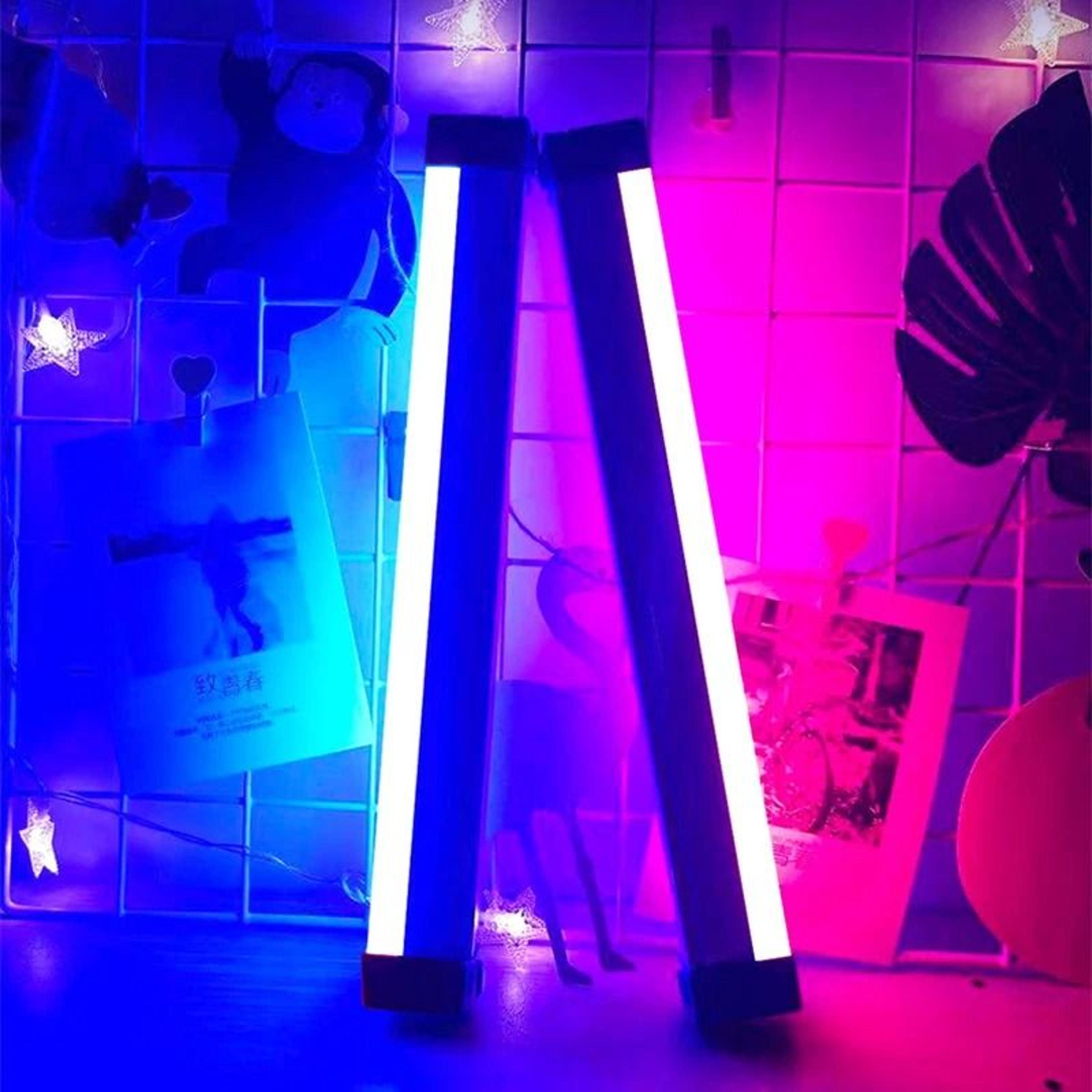 Handheld Colorful RGB LED Atmosphere Night Lamp Rechargeable Photo Fill Light  Room Decor 1