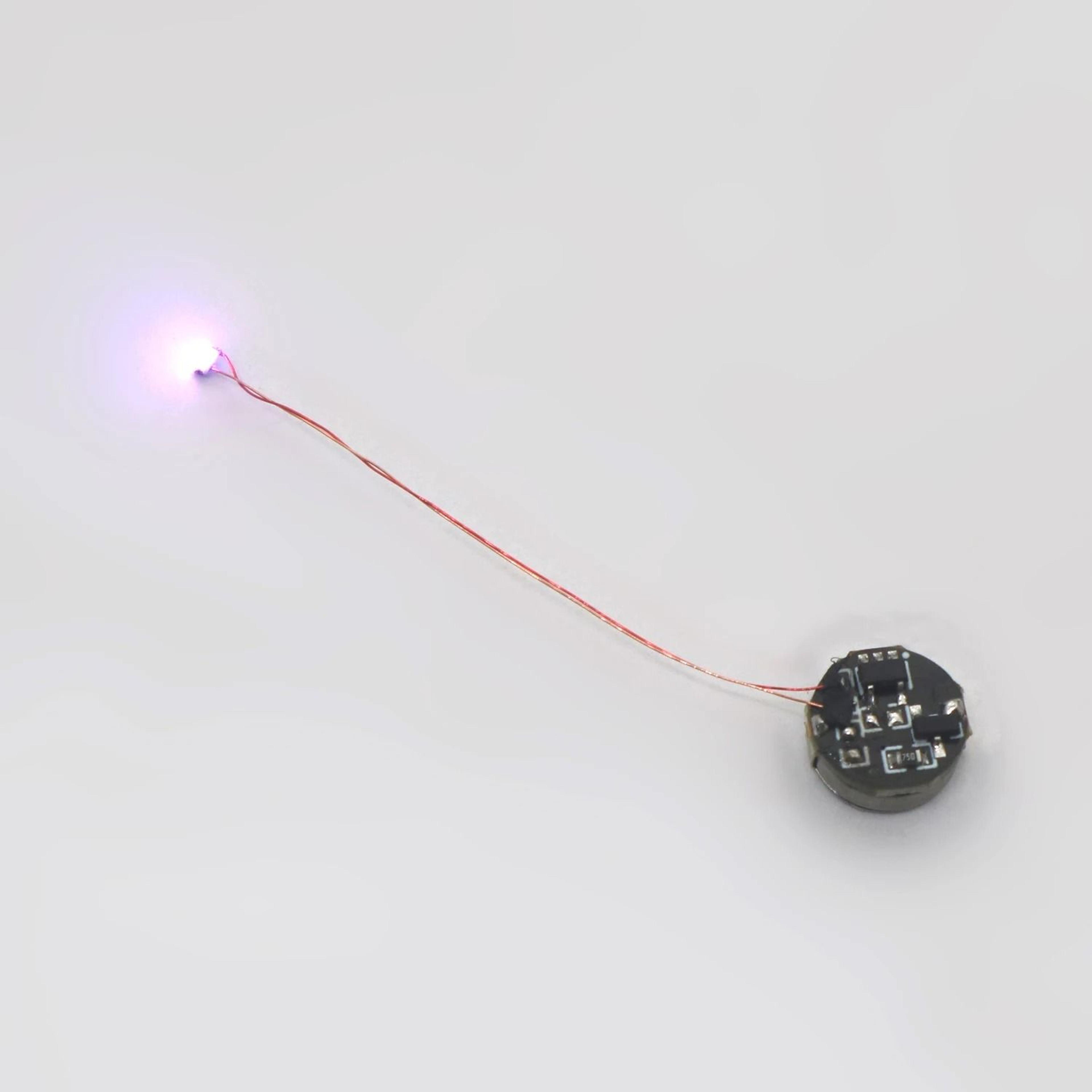 Mini 5cm Magnetic Control LED Magnetron Light BatteryOperated DIY Diorama  Gundam Lamp 7