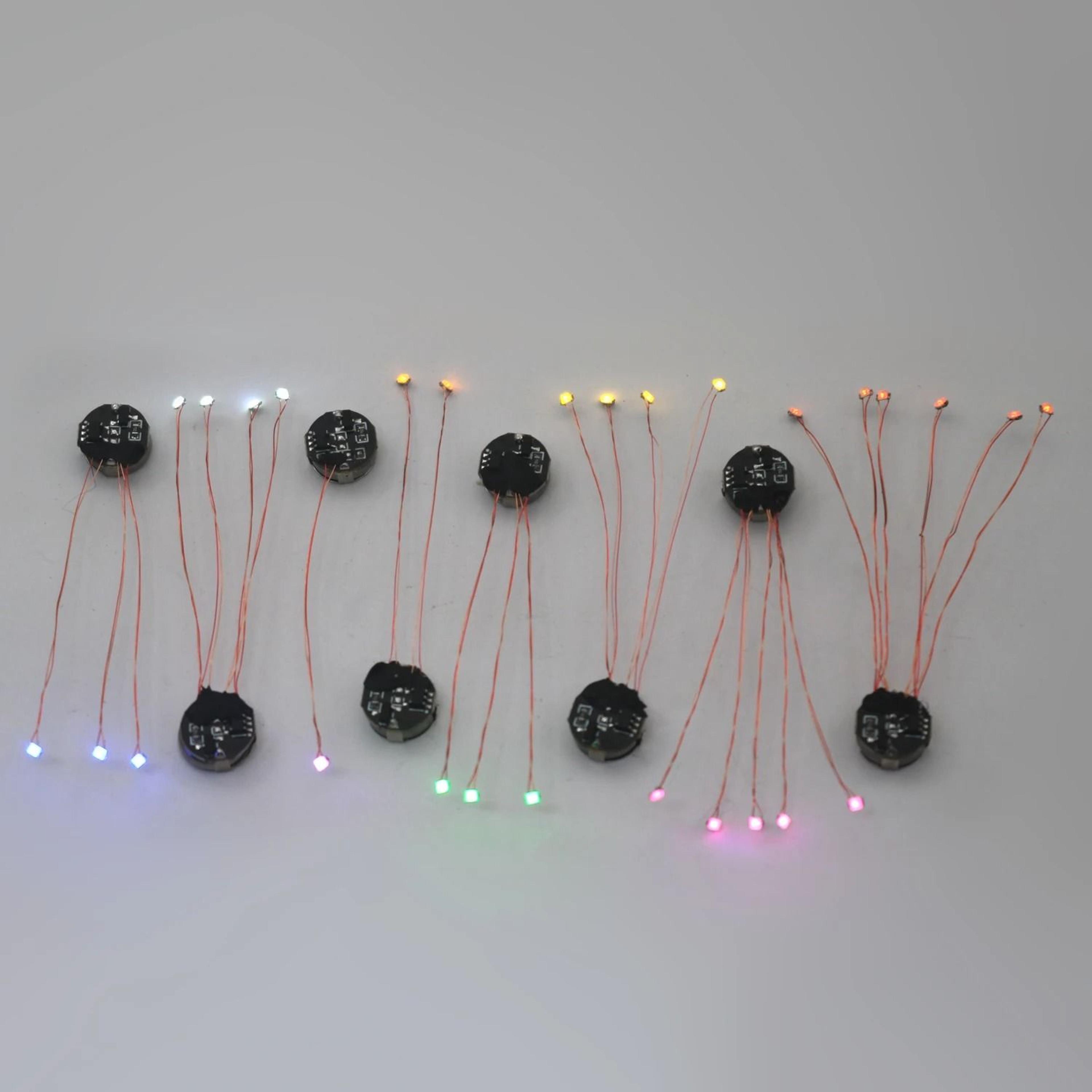 Mini 5cm Magnetic Control LED Magnetron Light BatteryOperated DIY Diorama  Gundam Lamp 1
