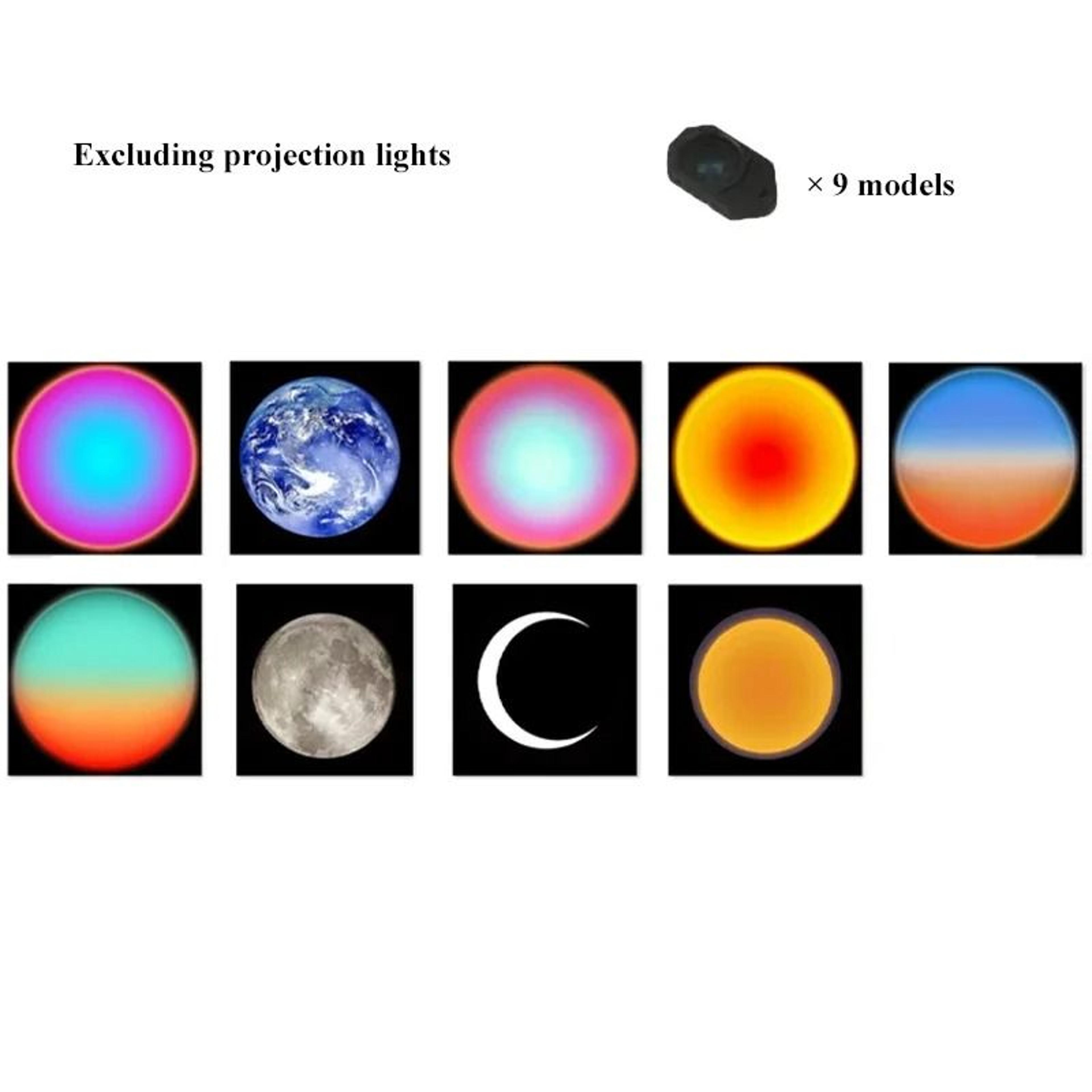Fantasy Moon  Galaxy Wall Projection Night Light Background Photo Prop  Bedroom Decor 14