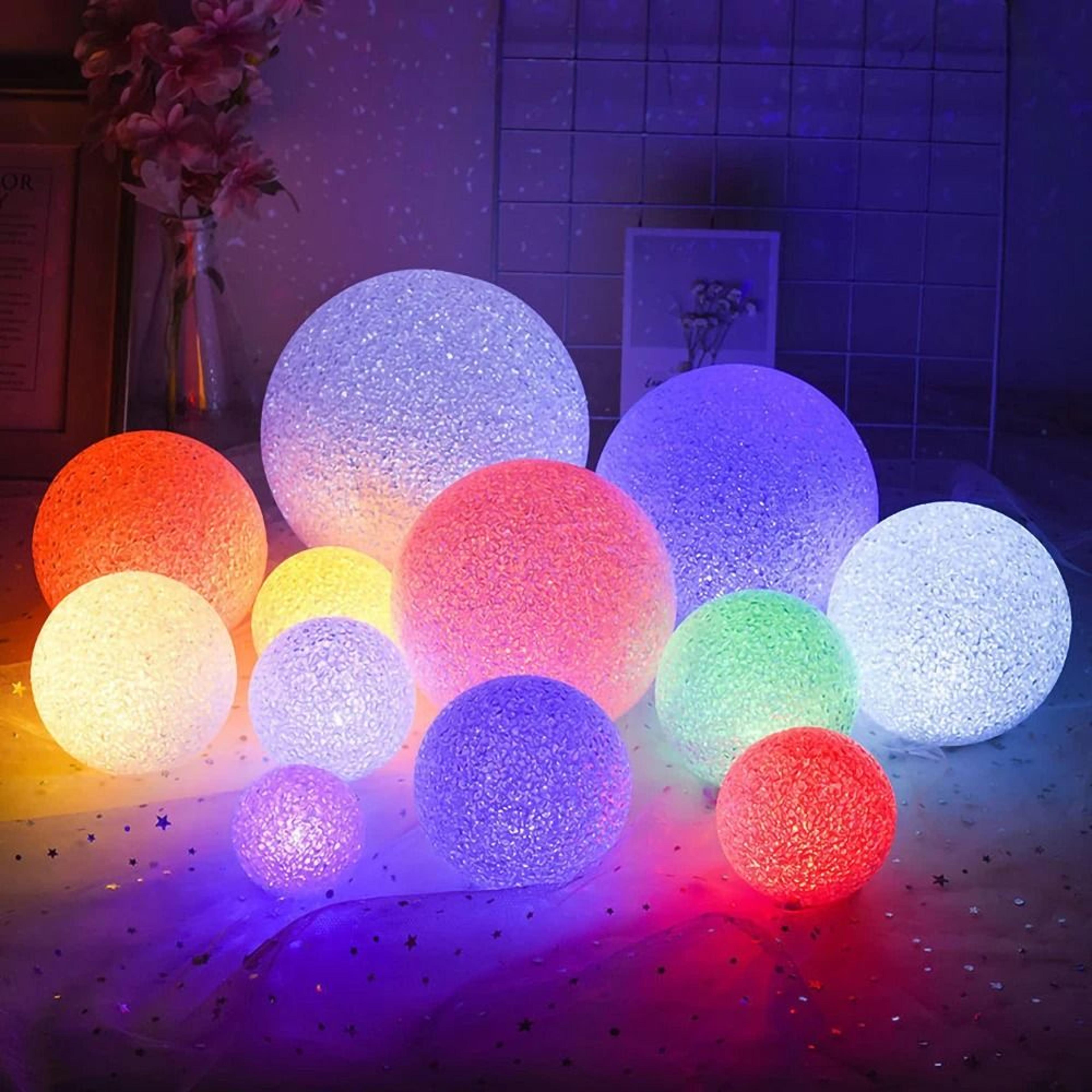 Creative HandHolding Luminous Magic Crystal Ball LED Lamp Festival  Party Night Light 1