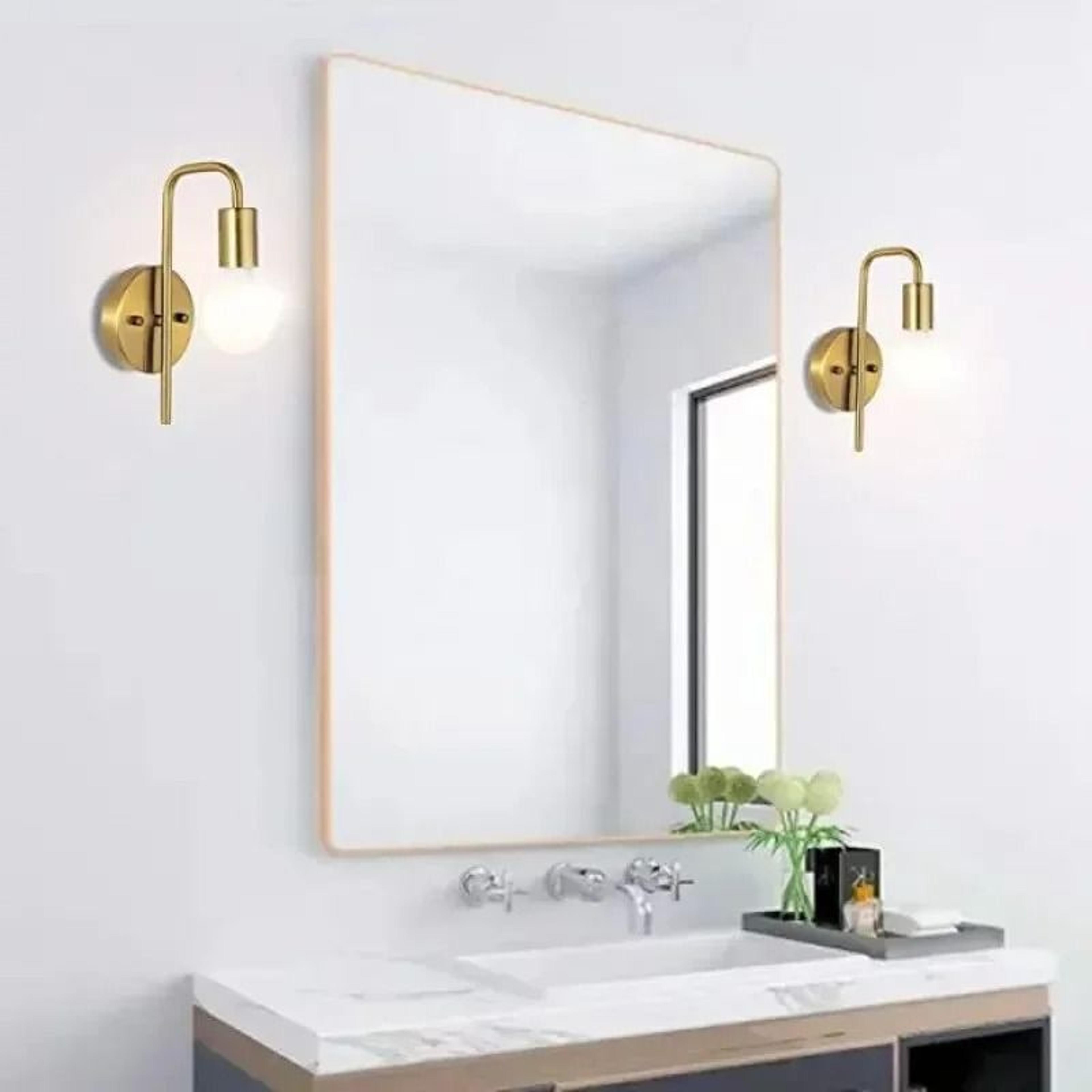 Nordic Curved Pipe Iron Wall Sconce Modern E27 Interior Decor Light For Living Room  Bedroom 2