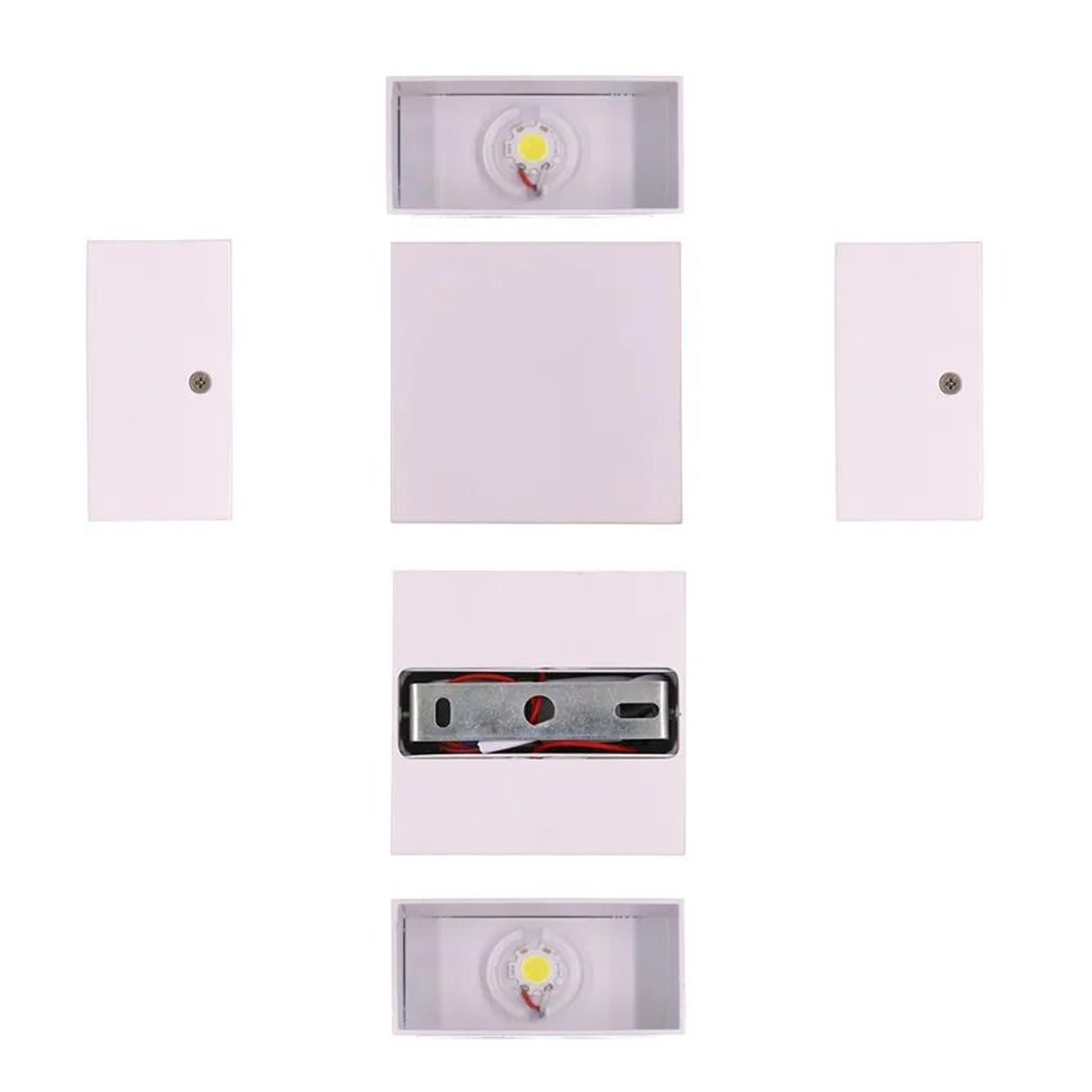 IP65 Waterproof Aluminum Cube LED Wall Lamp Adjustable 6W12W Indoor  Outdoor Surface Mount Sconce 3