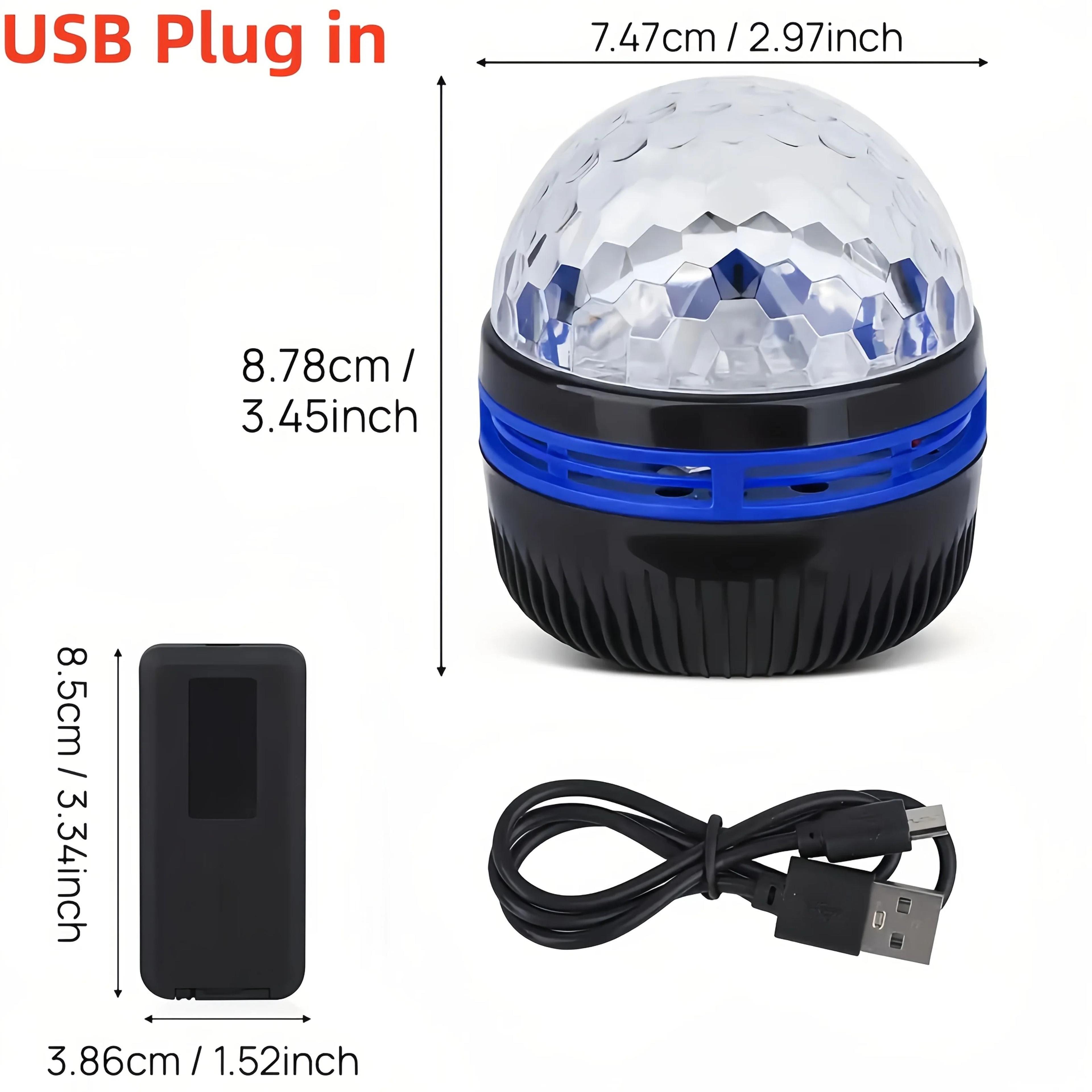 Vibrant Water Ripple LED Projection Light RGB Atmosphere Lamp With Remote Control  USB Power 5