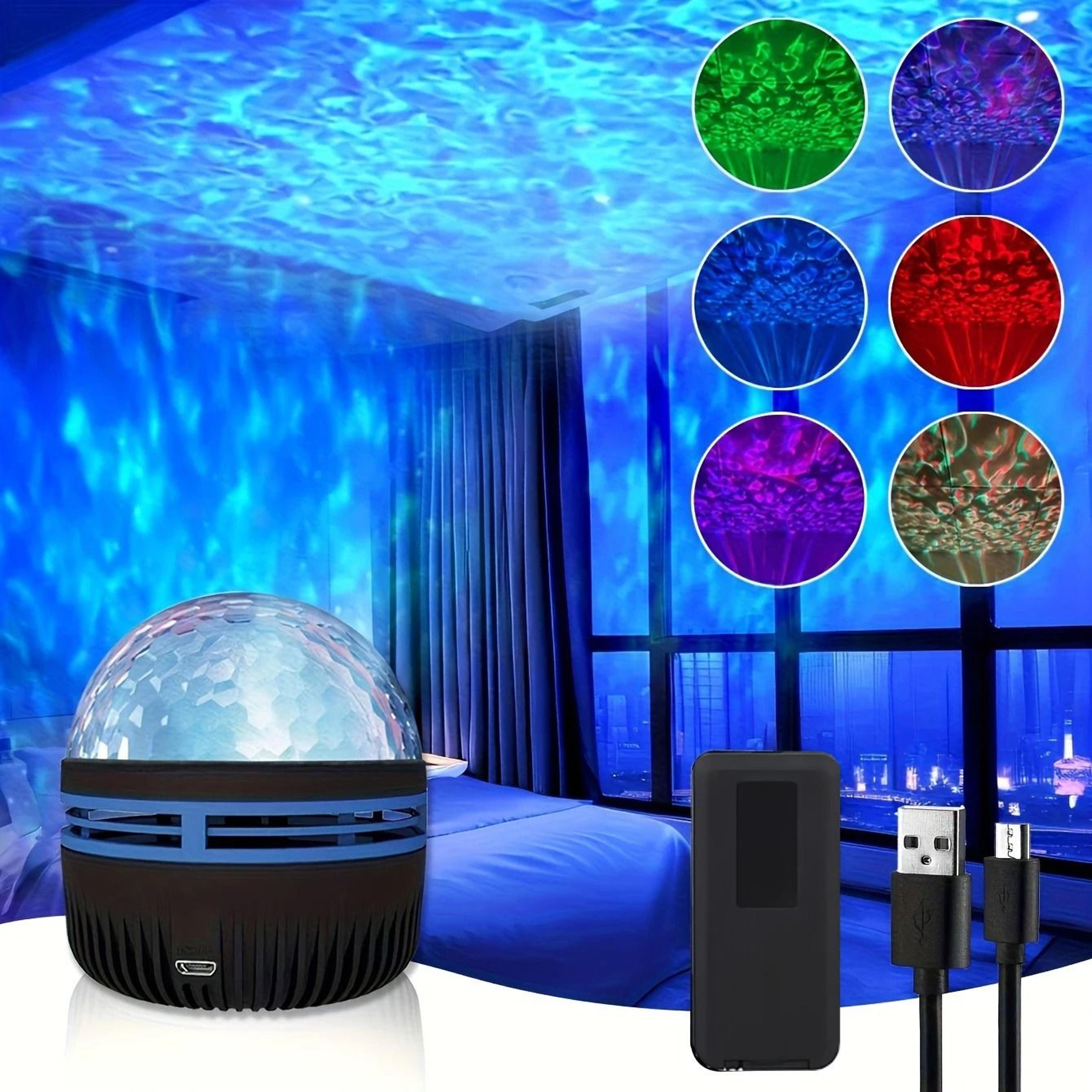 Vibrant Water Ripple LED Projection Light RGB Atmosphere Lamp With Remote Control  USB Power 1