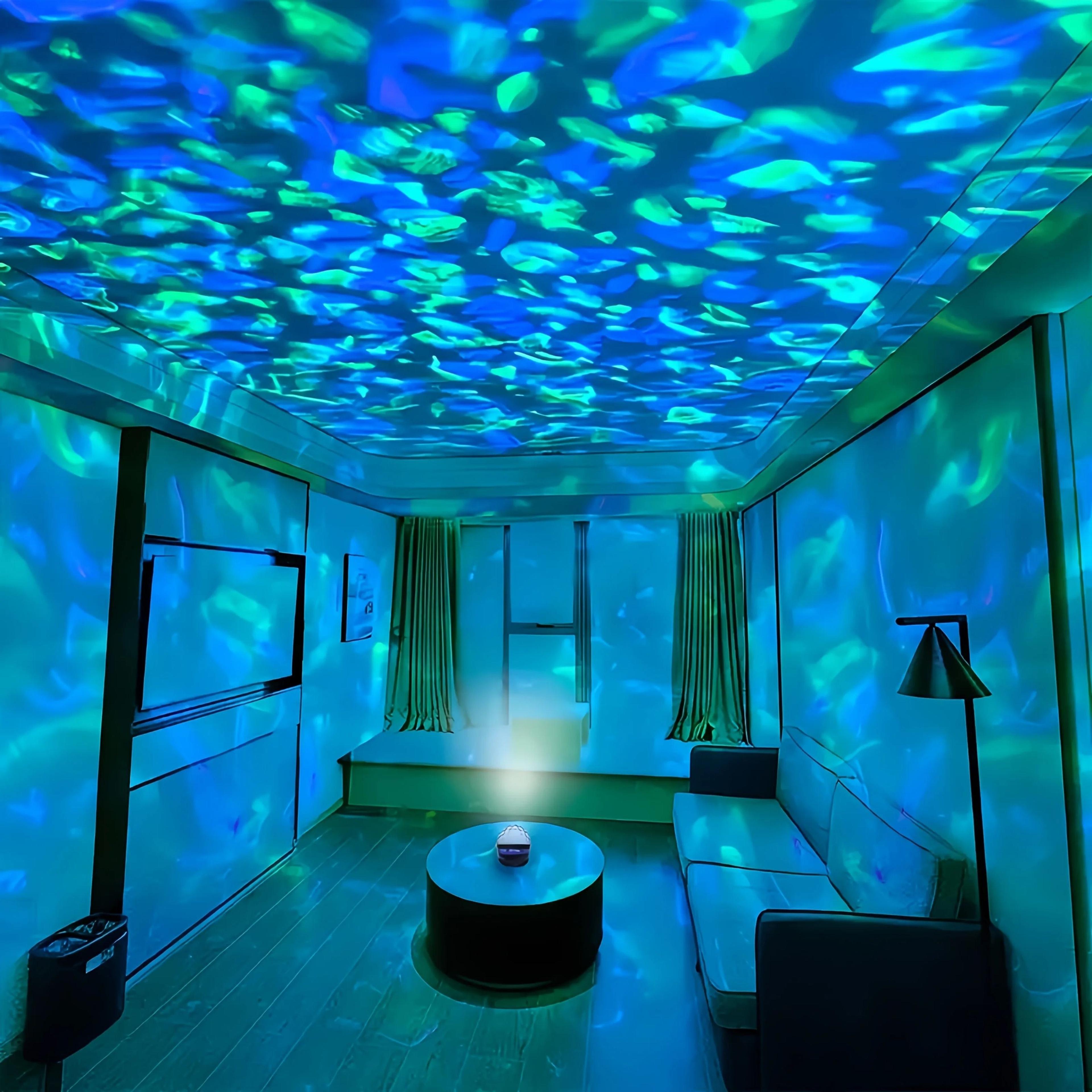 Vibrant Water Ripple LED Projection Light RGB Atmosphere Lamp With Remote Control  USB Power 2