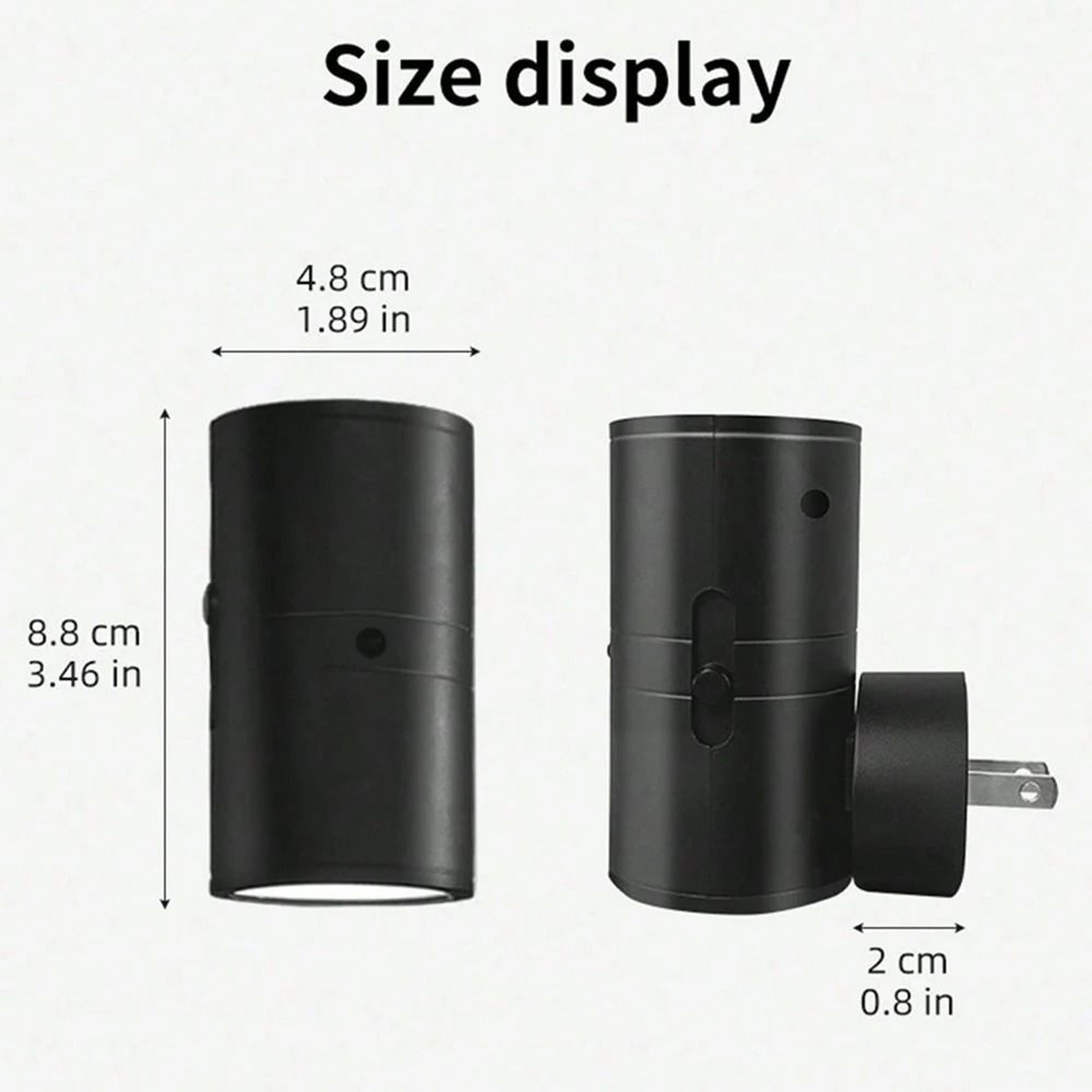 Cylindrical Dimmable LED PlugIn Night Light Smart Auto DusktoDawn Sensor For Hallways  Bedrooms 5