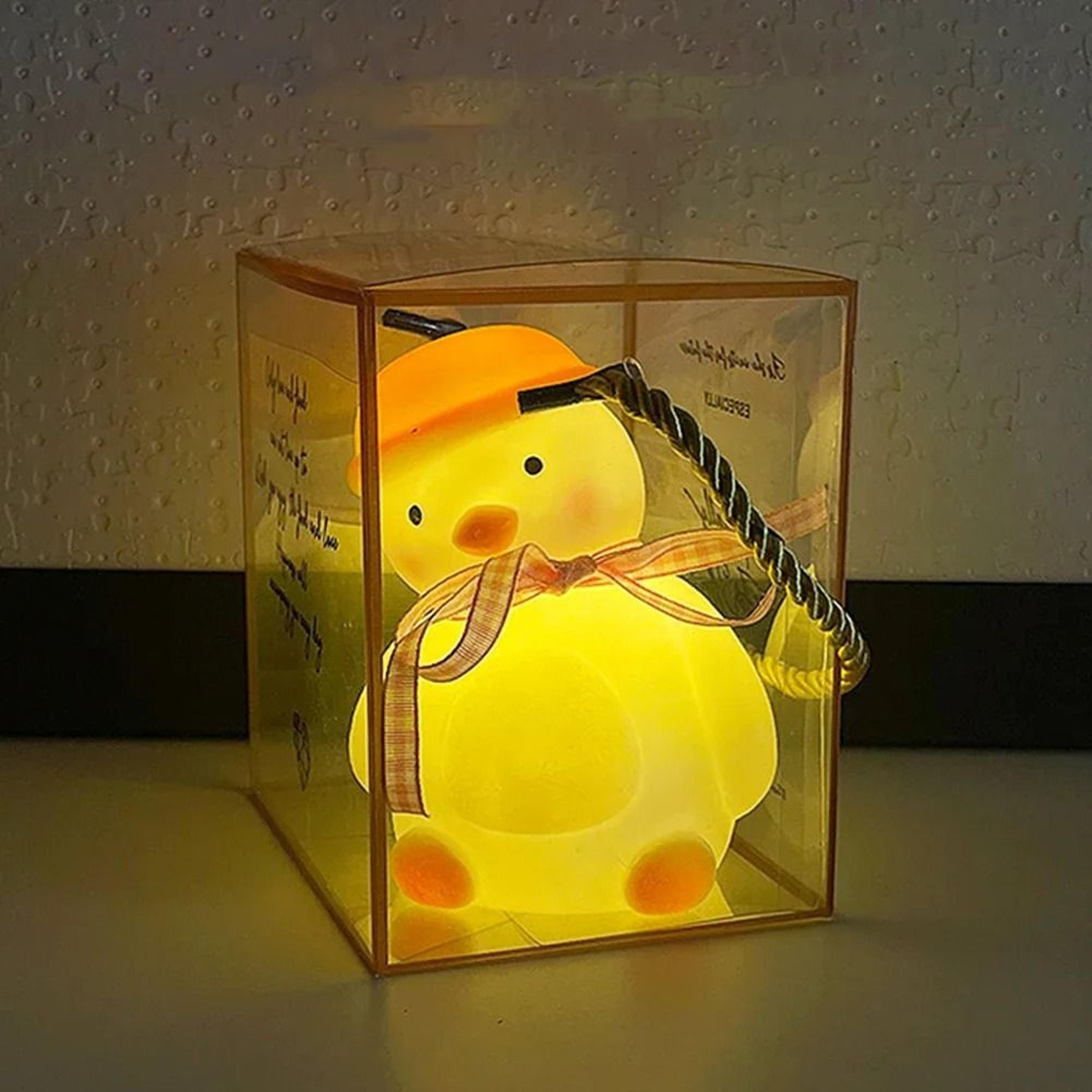 Big Face Silicone Rabbit Touch Night Light Cute Soft Cartoon LED Bedside Lamp For Kids 6