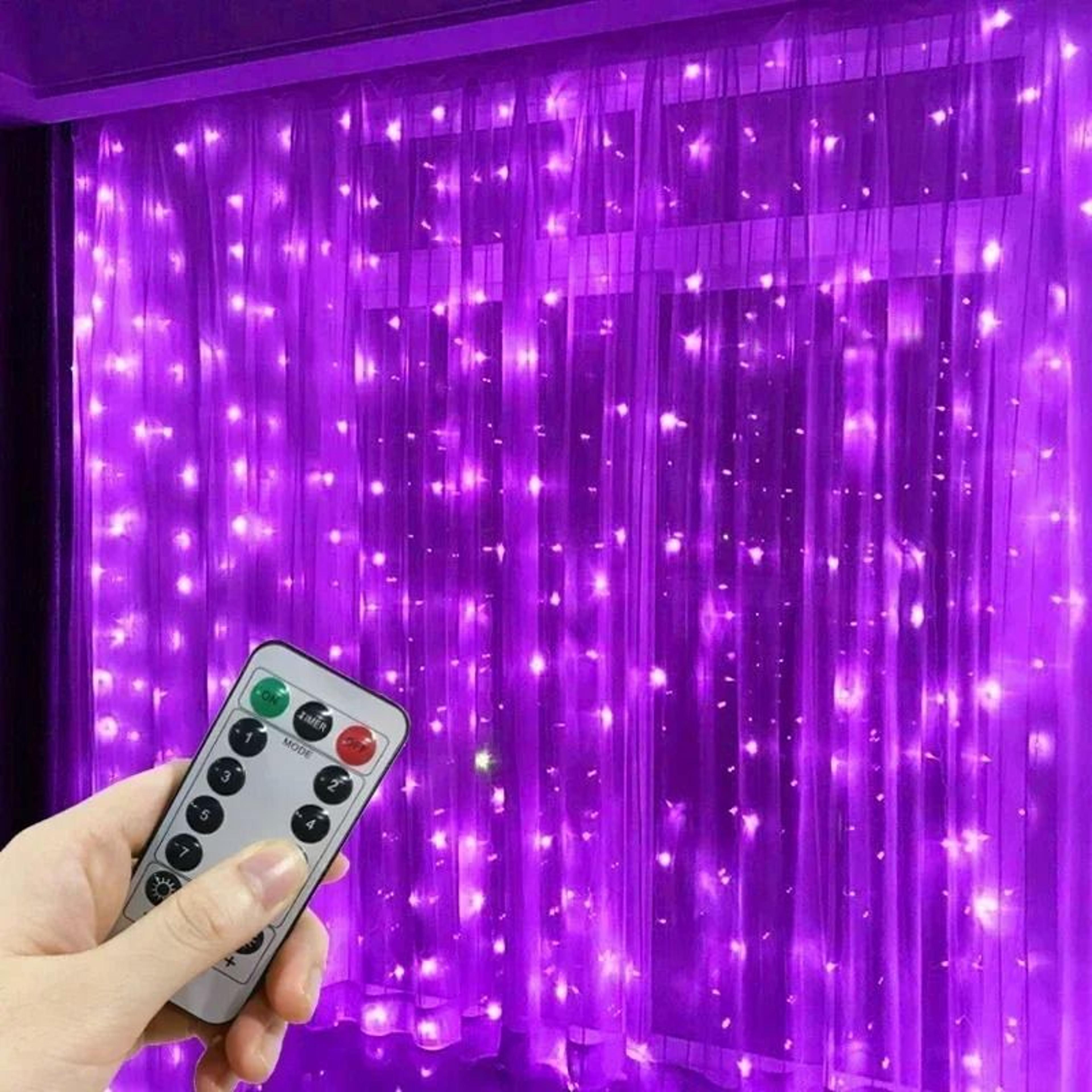 USB Remote Control LED Curtain Fairy Lights 3M6M For Party  Wall Decor 11