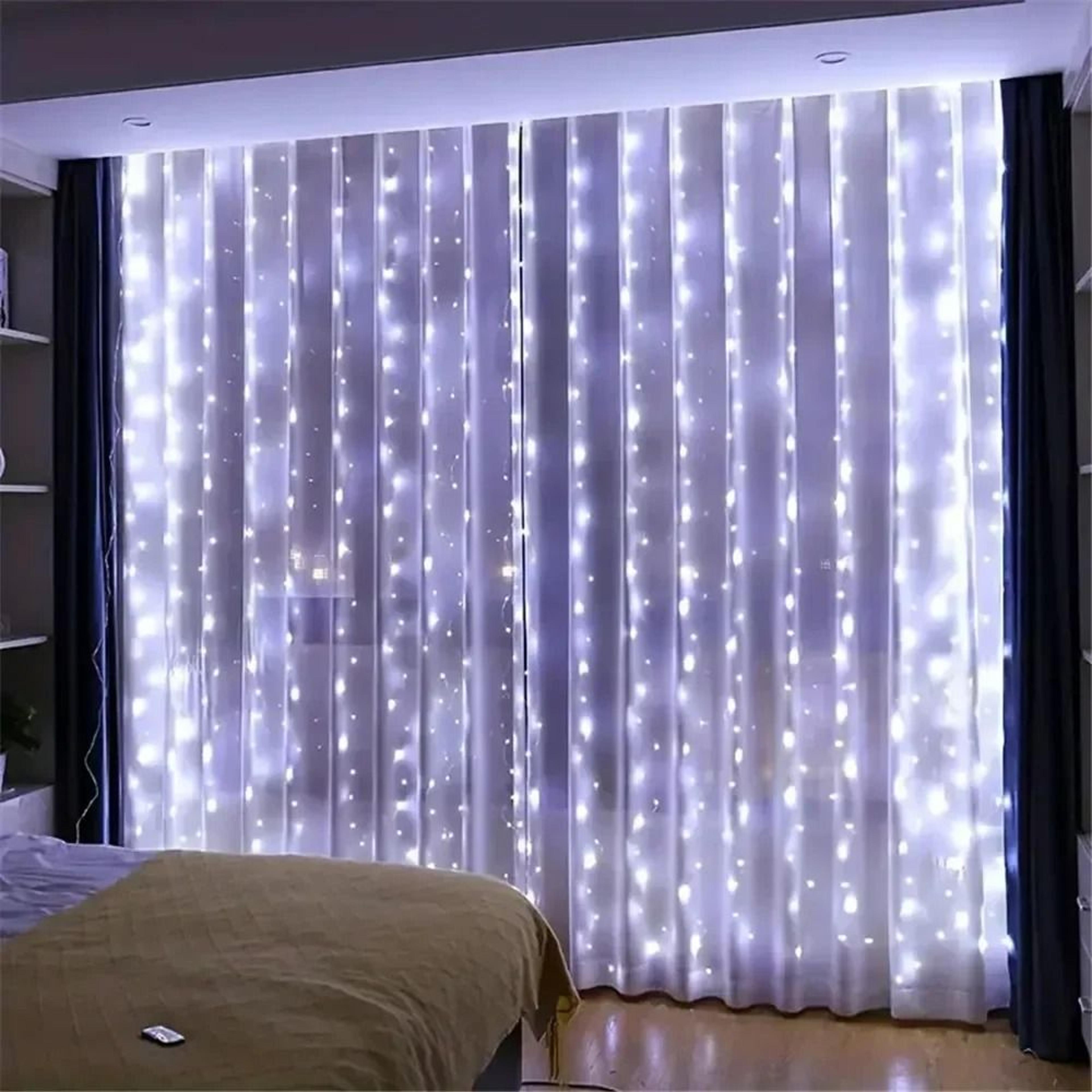 USB Remote Control LED Curtain Fairy Lights 3M6M For Party  Wall Decor 8
