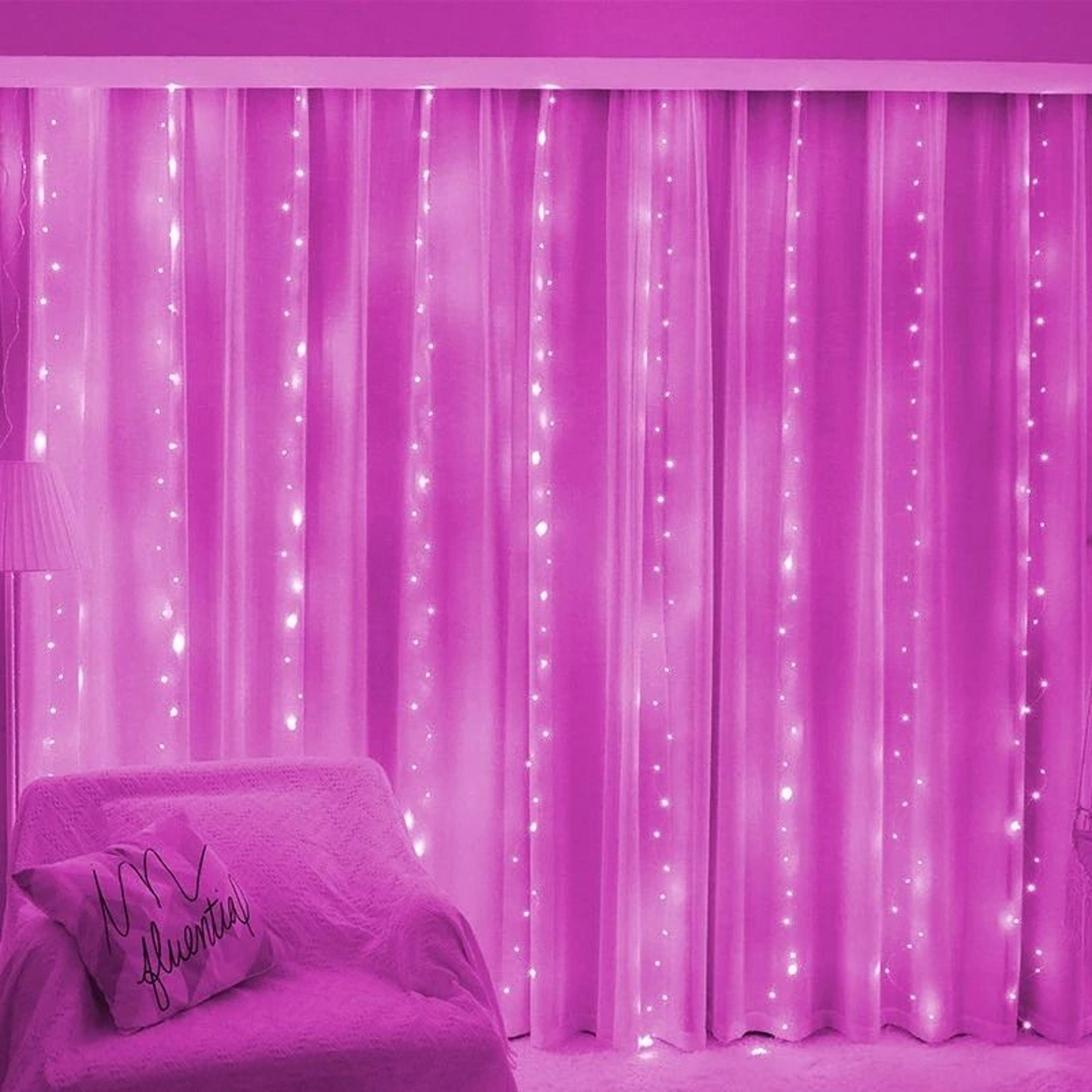 3M6M USB Remote Control LED Curtain Fairy Lights For Bedroom  Living Room Decor 11