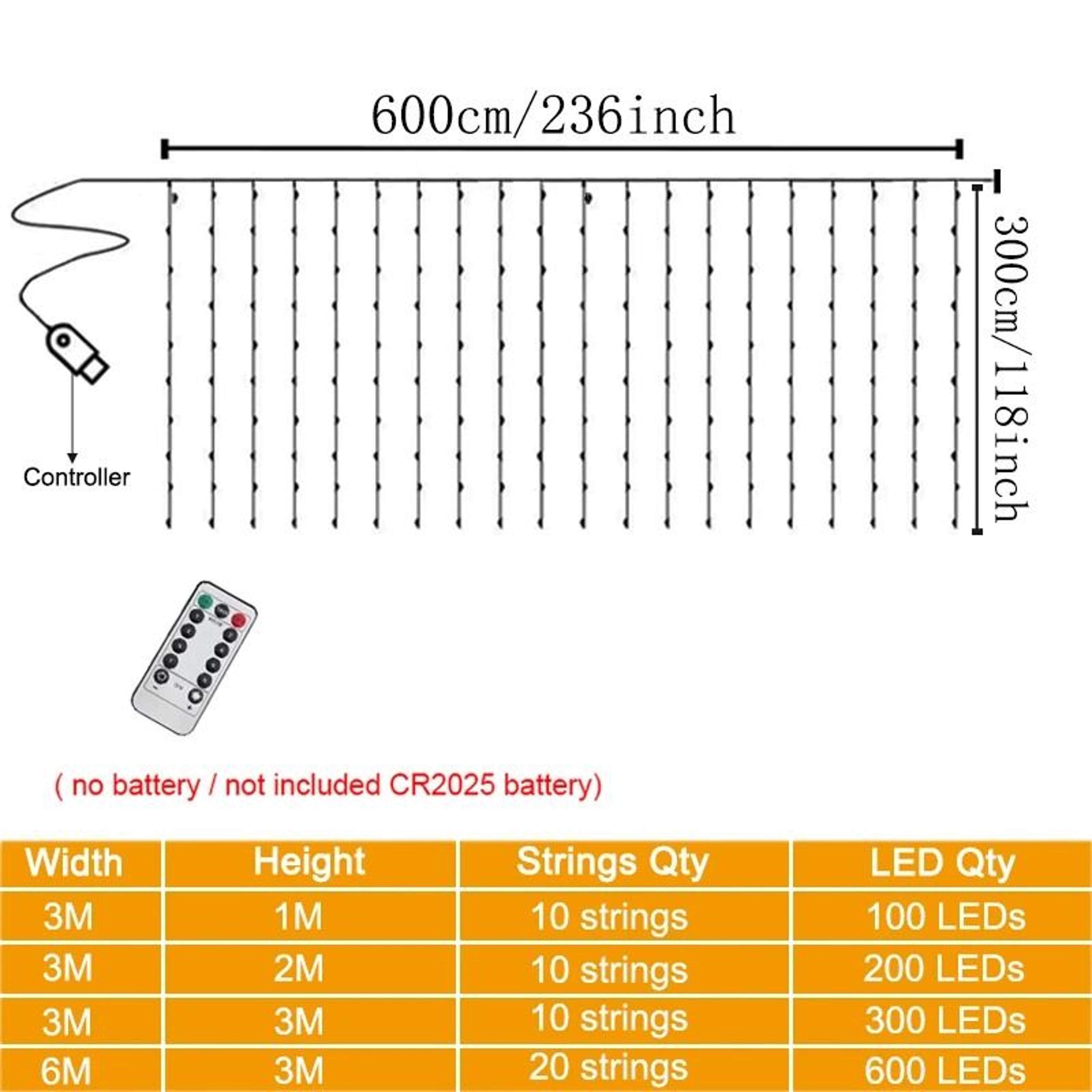 USB Remote Control LED Curtain Fairy Garland Lights For Valentines  Cozy Bedroom Decor 5