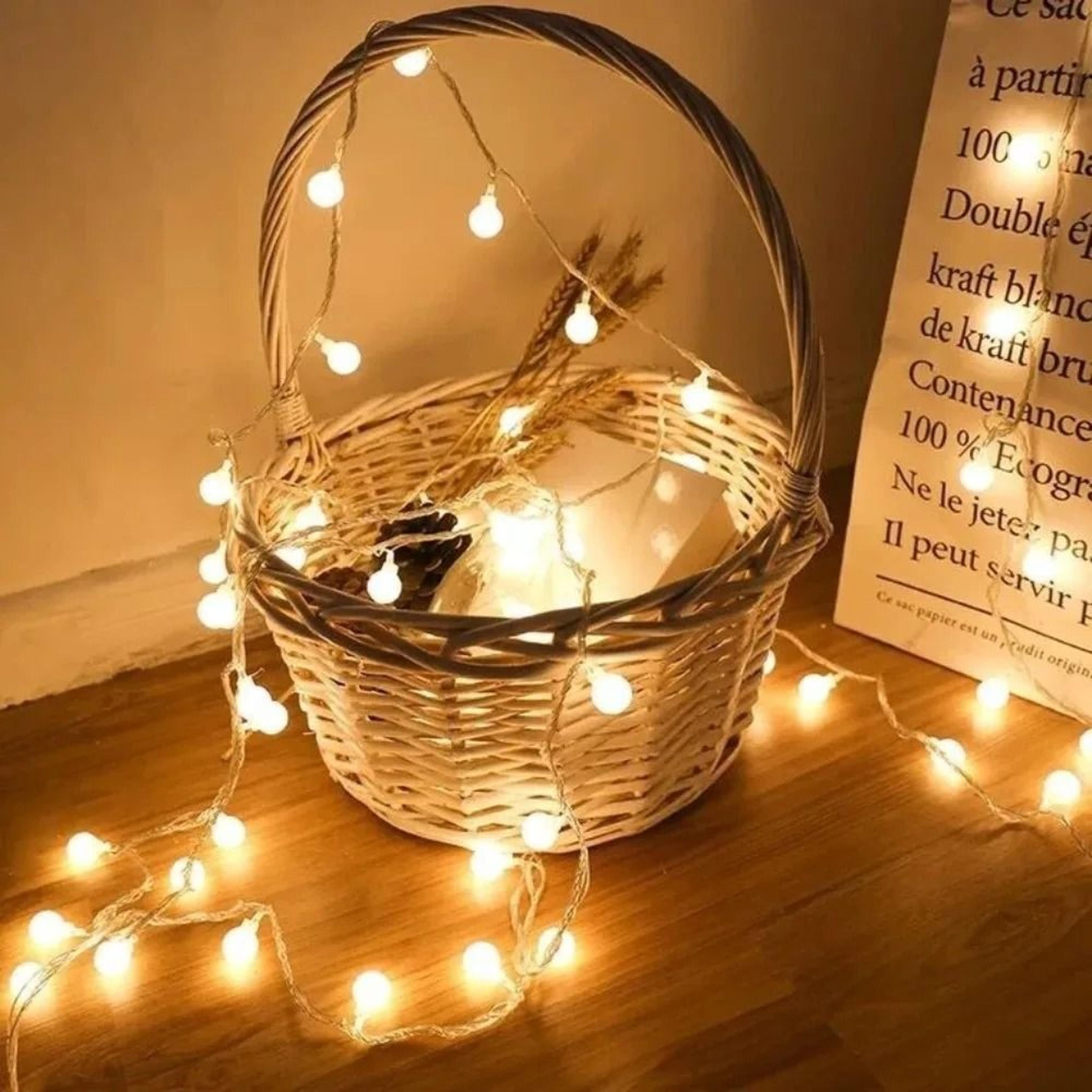 USBBattery Powered LED Ball Fairy String Lights 10M For Outdoor Garden Wedding  Christmas Decor 1