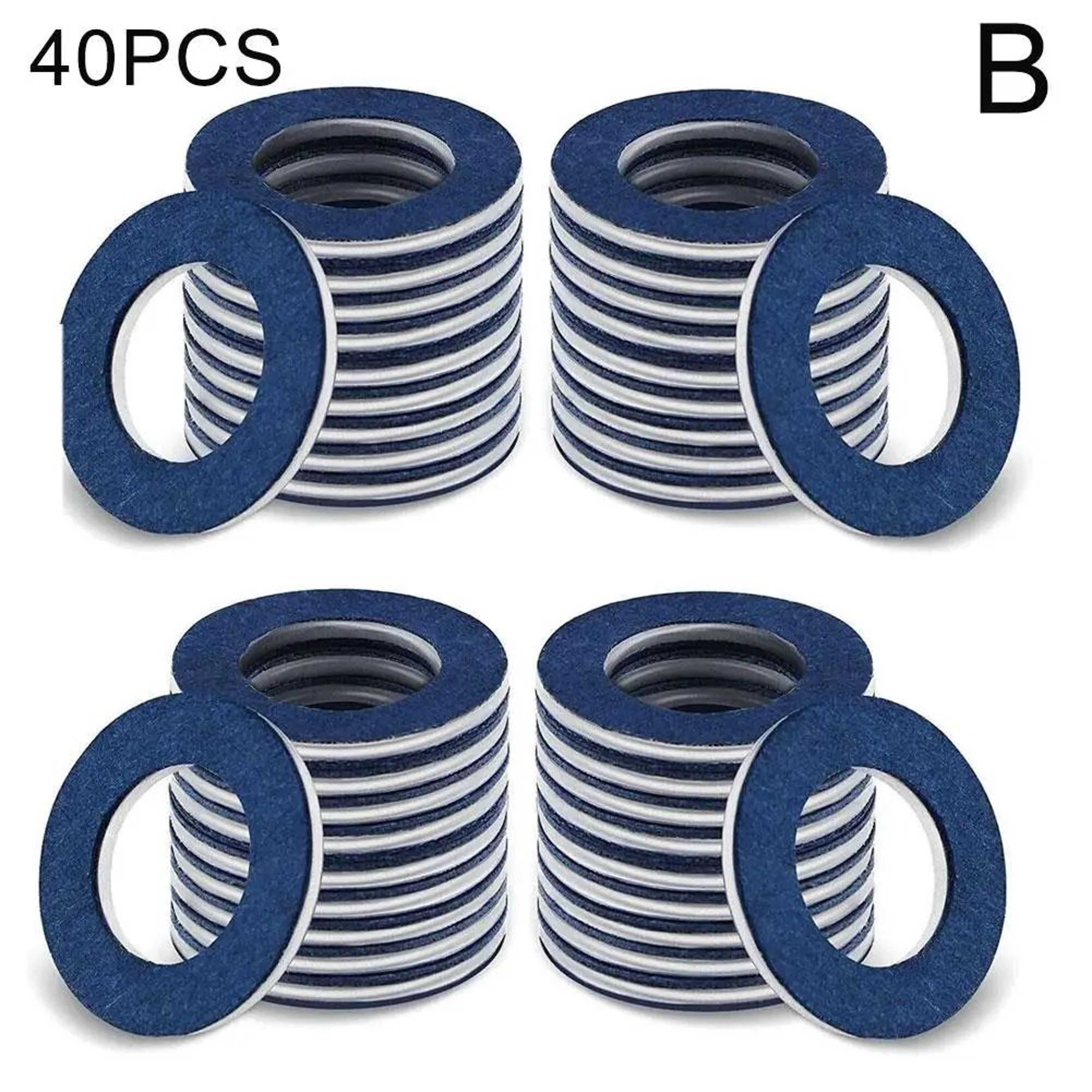 102040pcs Aluminum Oil Drain Plug Gaskets Crush Washer Seals For Toyota Lexus Scion 7