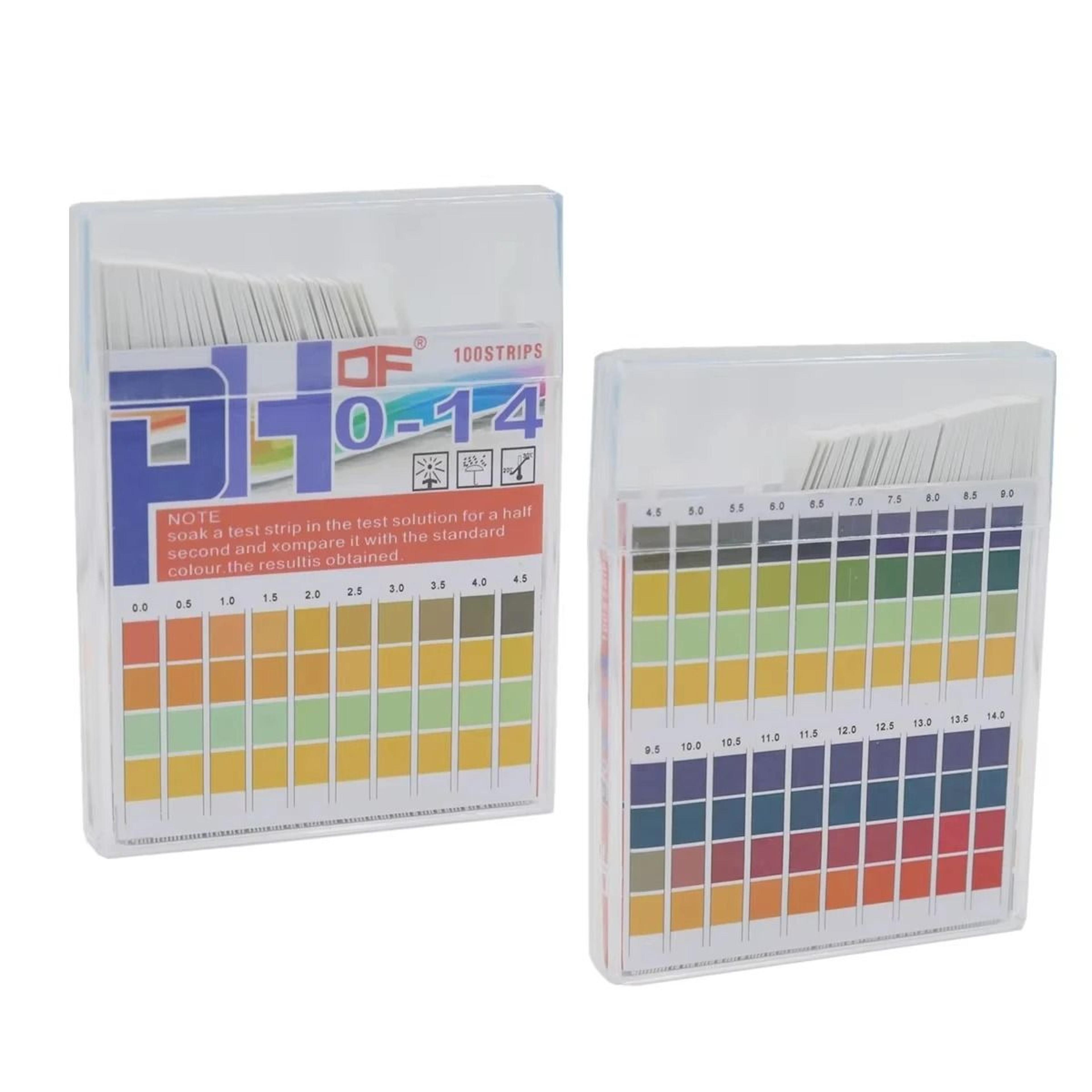 100pcs universal ph test strips range 0–14 indicator paper boxed litmus tester