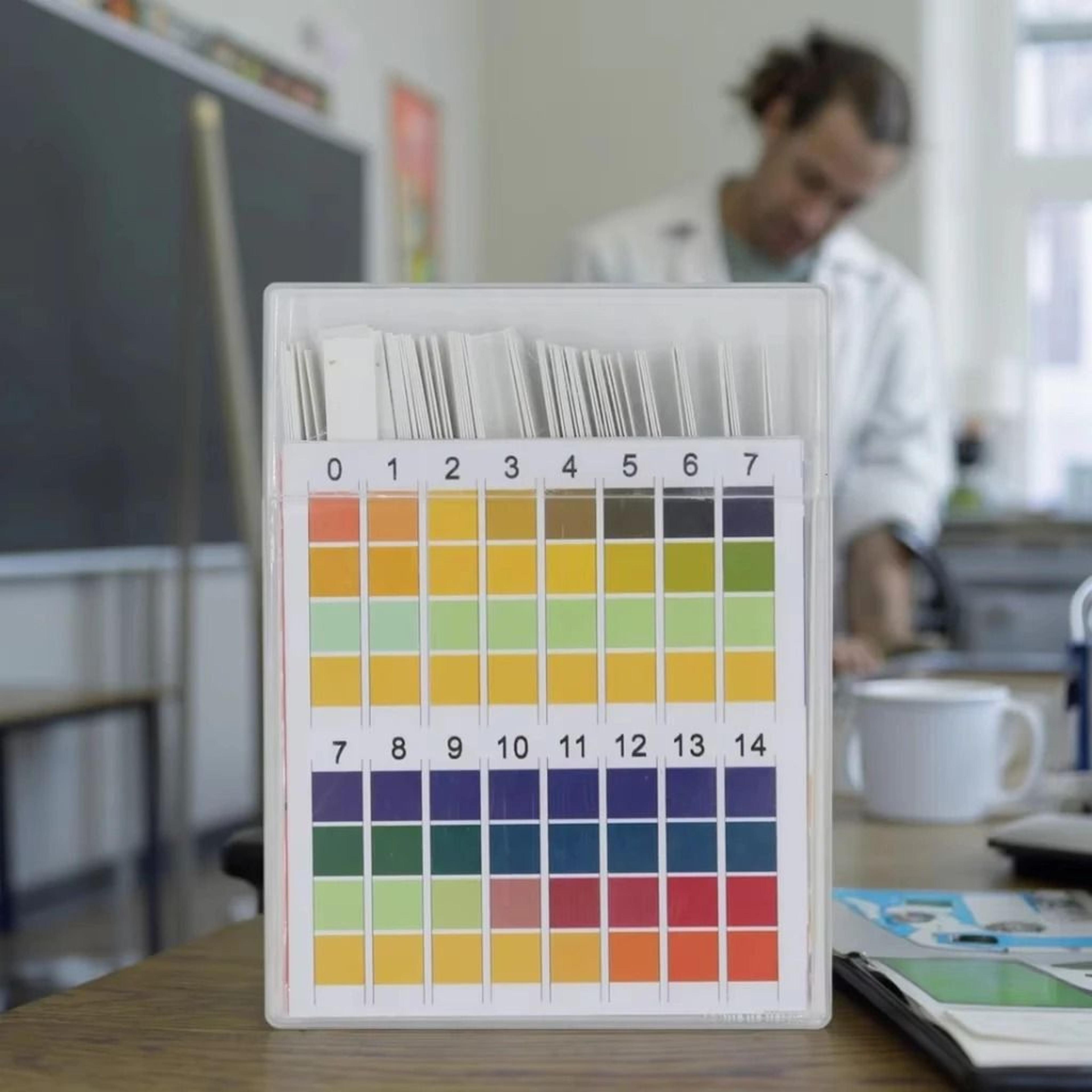 100pcs Universal PH Test Paper Litmus Paper Full Range 114 Acidic Alkaline Indicator Strips 1