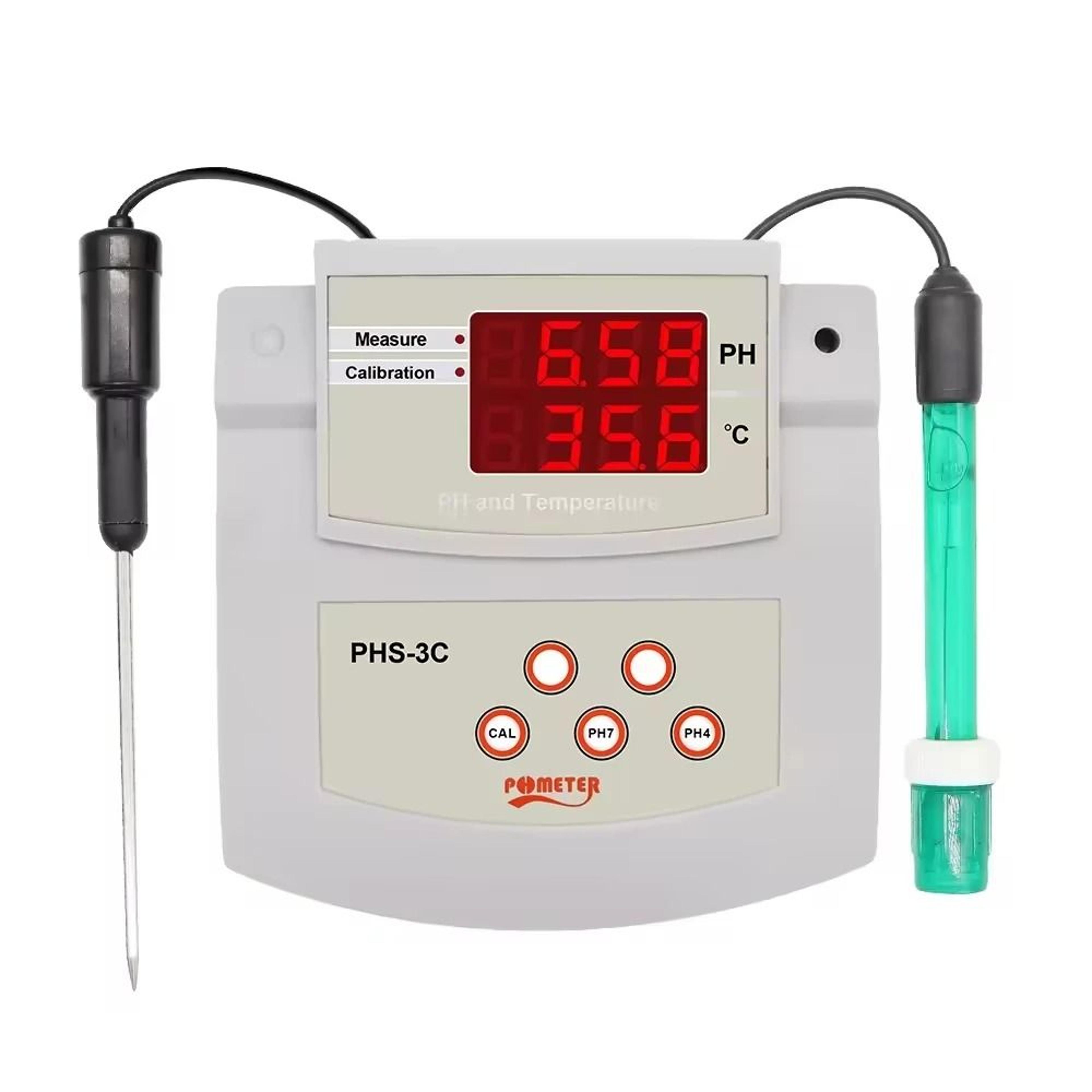 juanjuan 2-in-1 desktop benchtop ph & temperature meter water quality analyzer for laboratory & aquarium