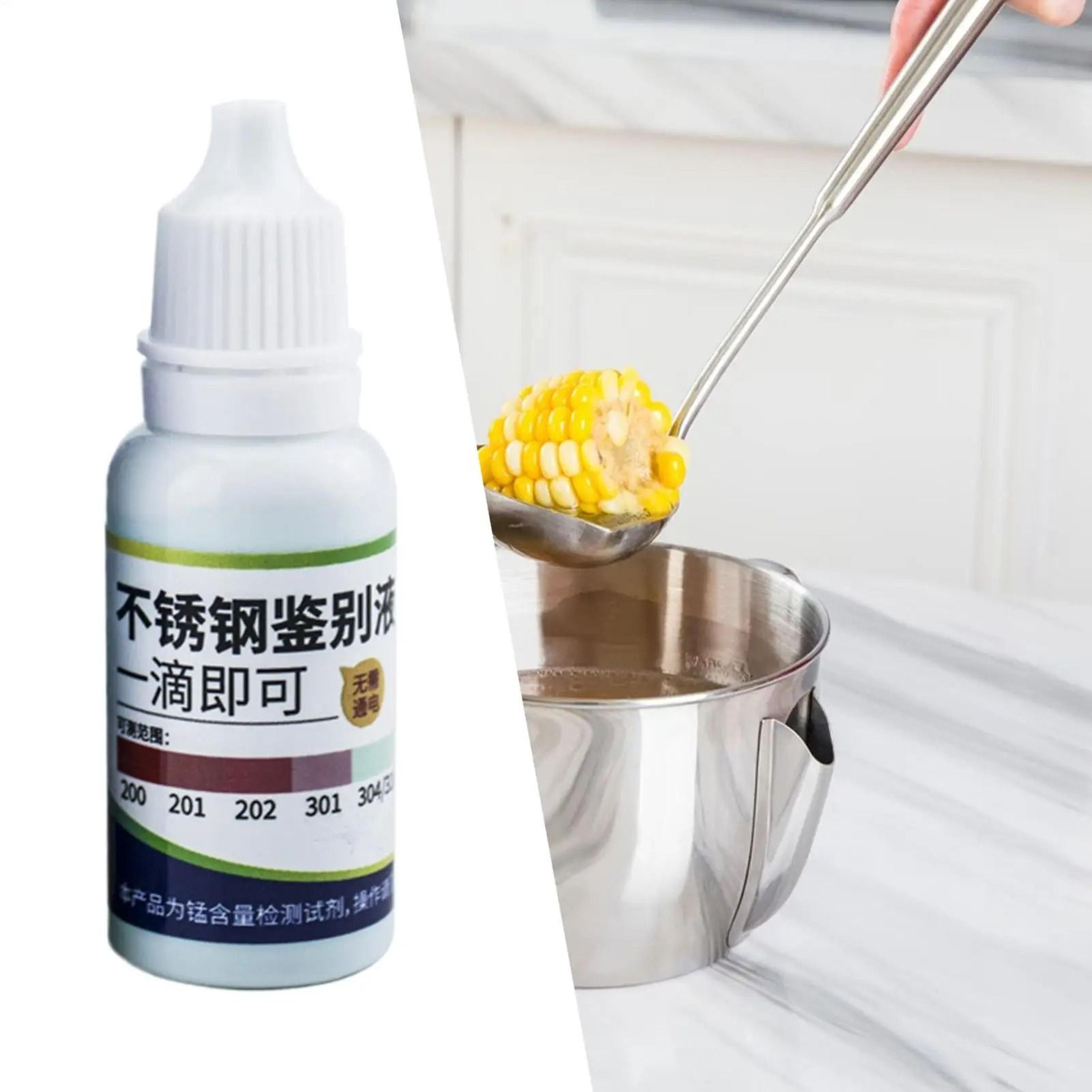 stainless steel grade testing liquid detection agent for 304 201 202 301 stainless steel identification